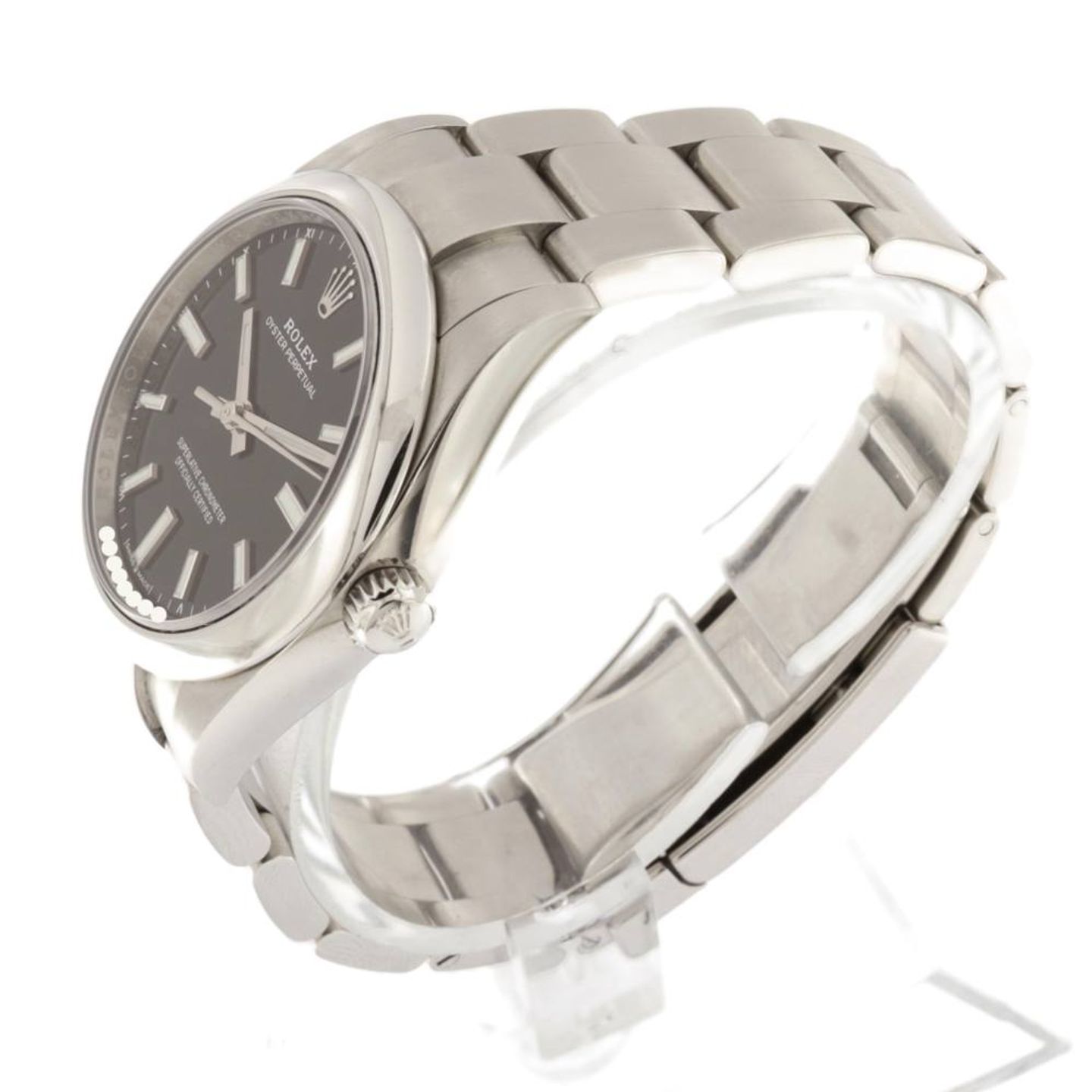 Rolex Oyster Perpetual 34 124200 (2021) - Zwart wijzerplaat 34mm Staal (2/6)