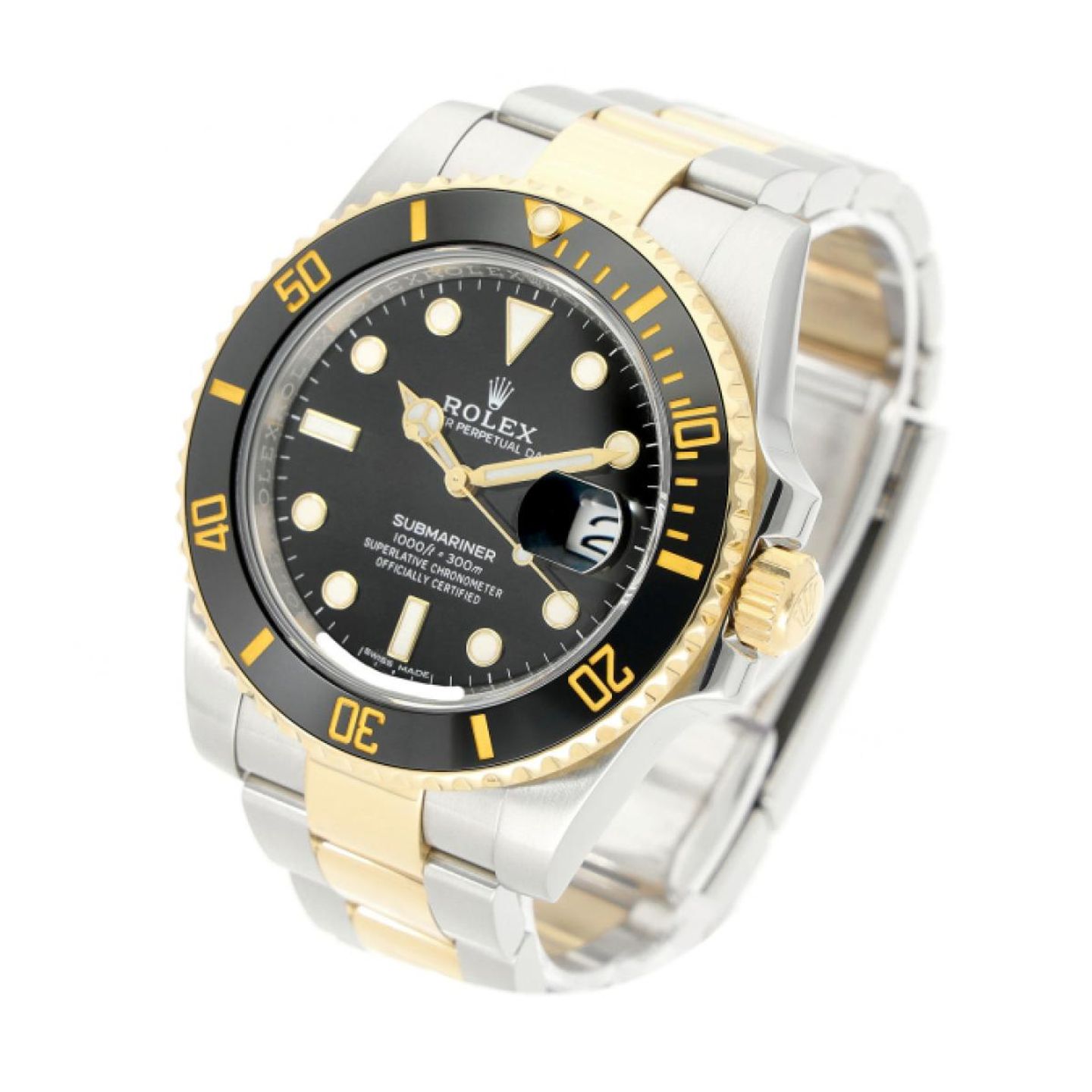 Rolex Submariner Date 116613LN (2020) - Black dial 40 mm Gold/Steel case (2/5)