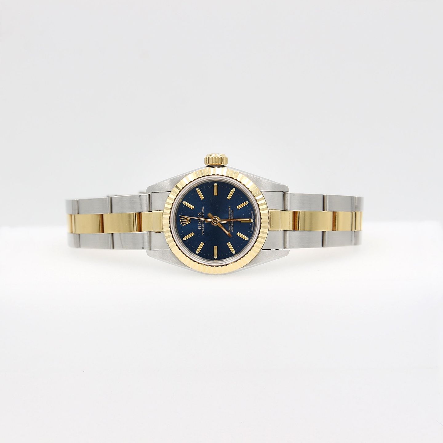 Rolex Oyster Perpetual 67193 (1989) - 26 mm Gold/Steel case (2/6)