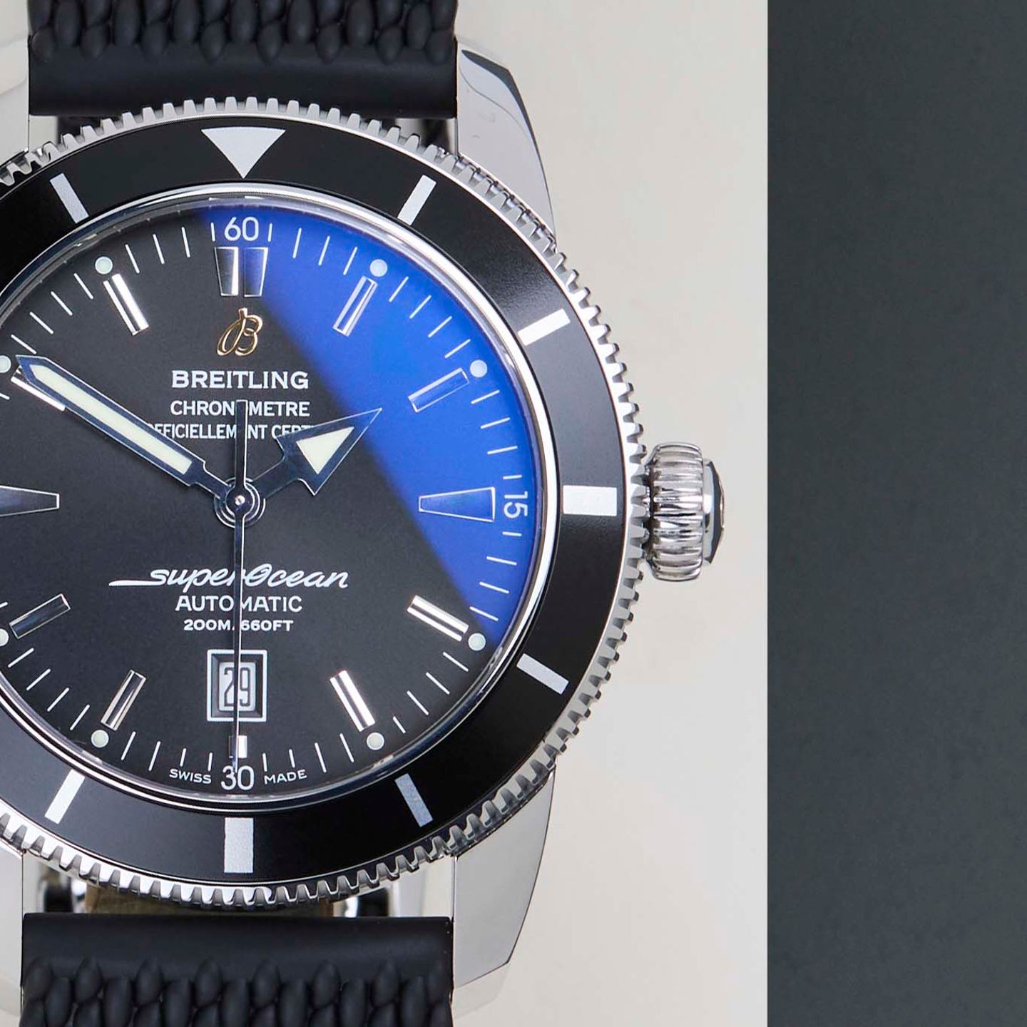 Breitling Superocean Heritage 46 A1732024/B868 (2018) - Black dial 46 mm Steel case (5/8)