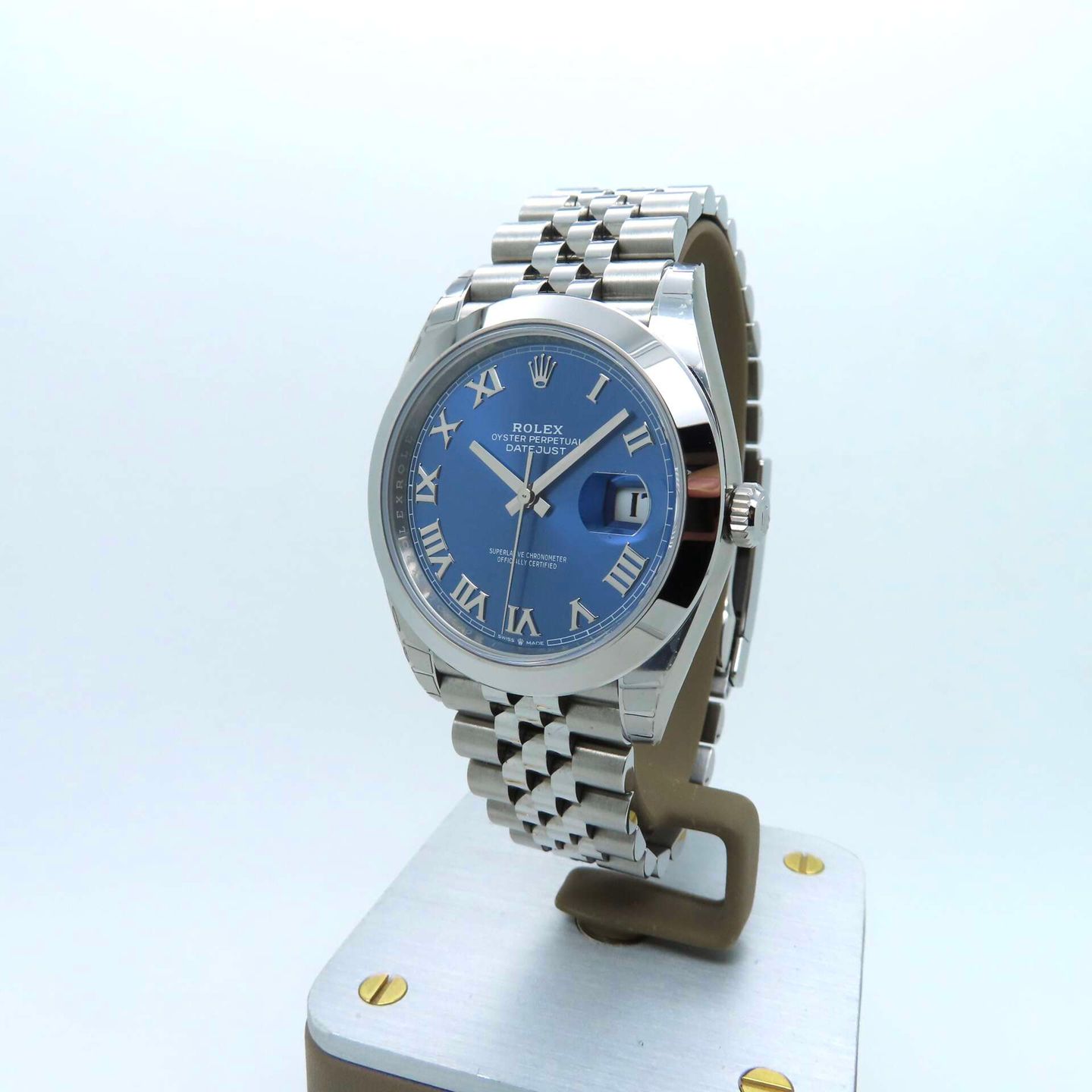 Rolex Datejust 41 126300 (2021) - Blauw wijzerplaat 41mm Staal (1/7)