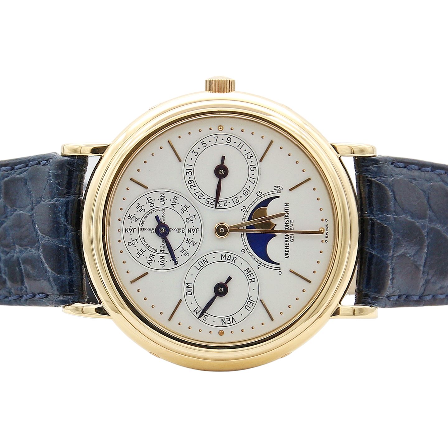 Vacheron Constantin Patrimony 43031 (1992) - Wit wijzerplaat 37mm Geelgoud (6/8)