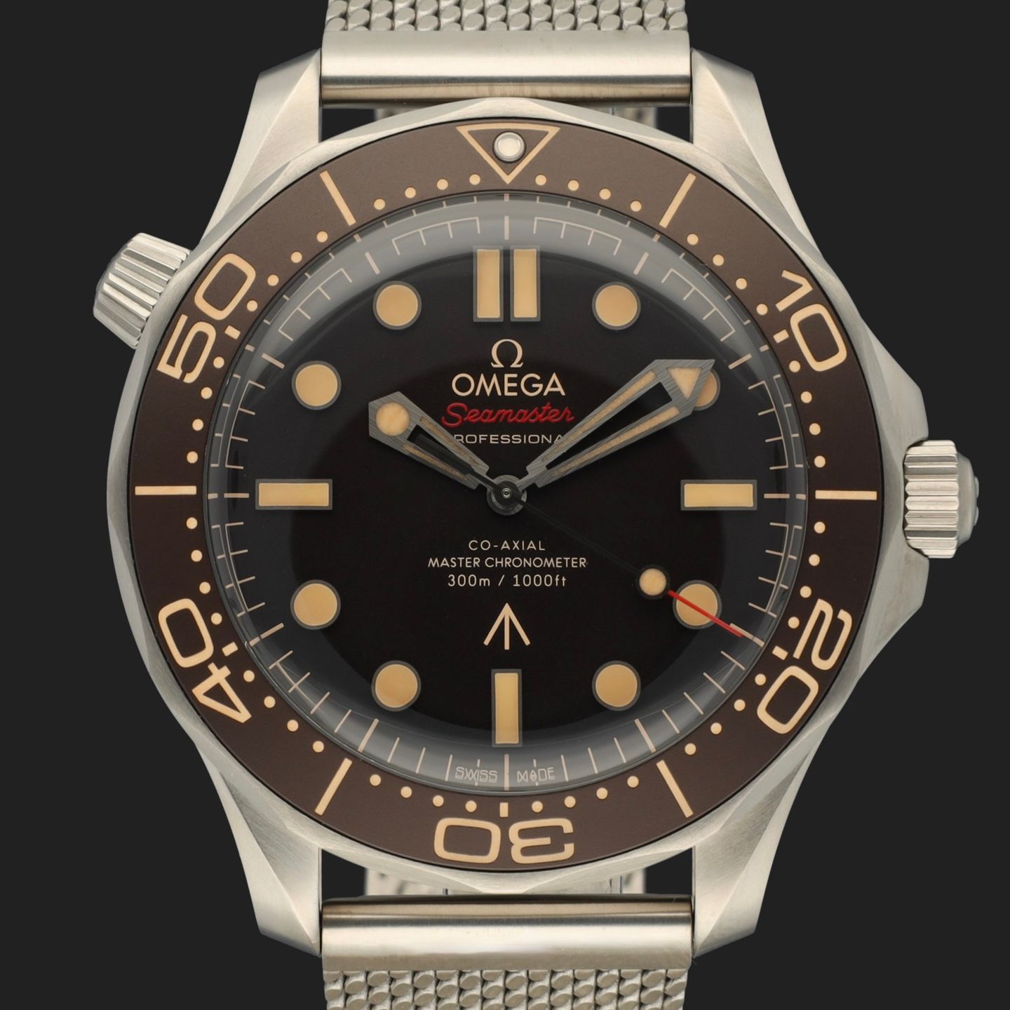 Omega Seamaster Diver 300 M 210.90.42.20.01.001 (2021) - Brown dial 42 mm Titanium case (2/8)
