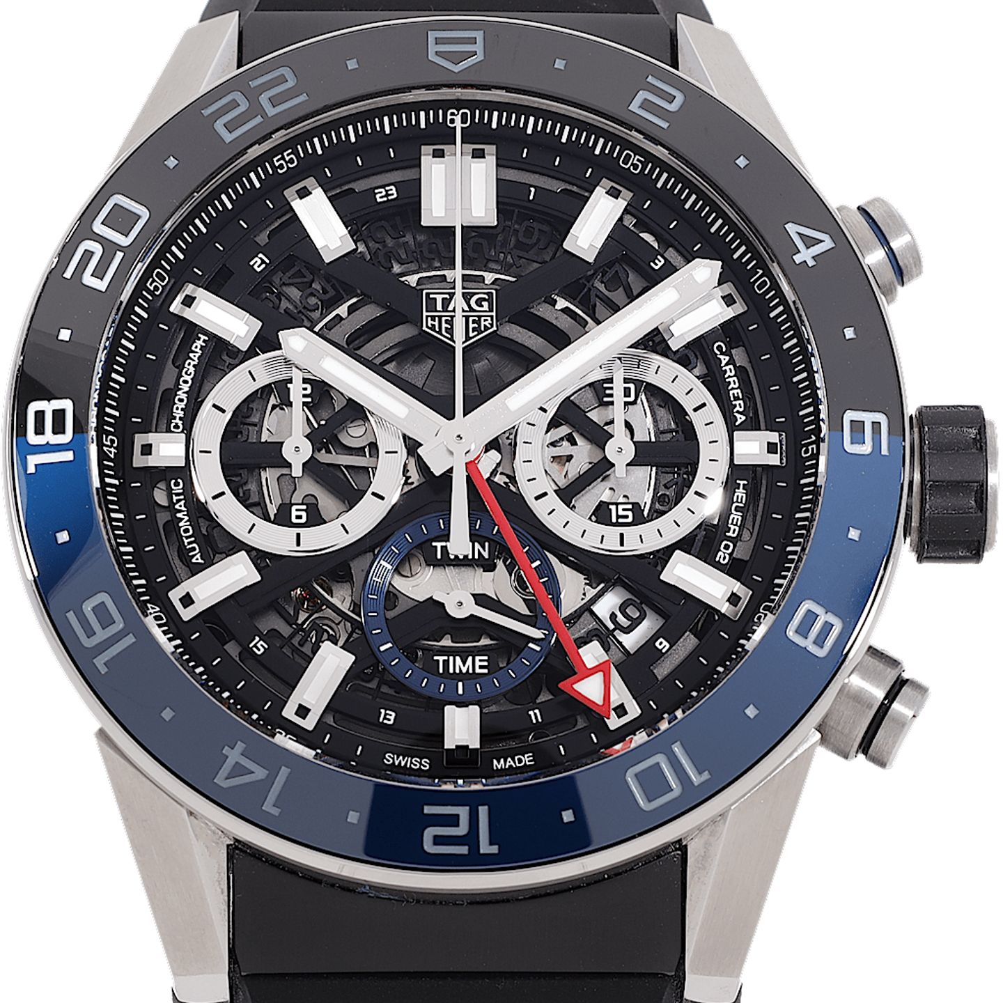 TAG Heuer Carrera CBG2A1Z.FT6157 (2020) - Black dial 45 mm Steel case (1/3)