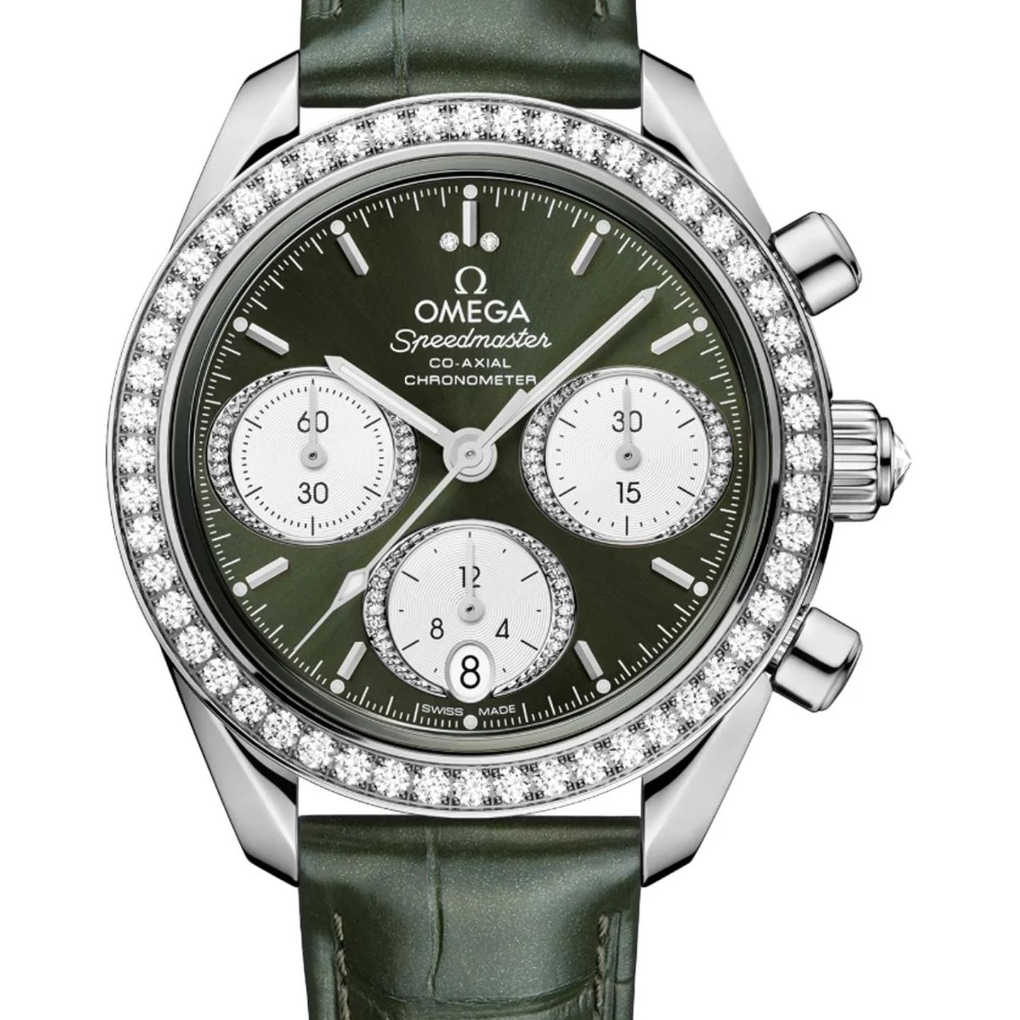 Omega Speedmaster 324.18.38.50.60.001 (2026) - Groen wijzerplaat 38mm Staal (1/1)