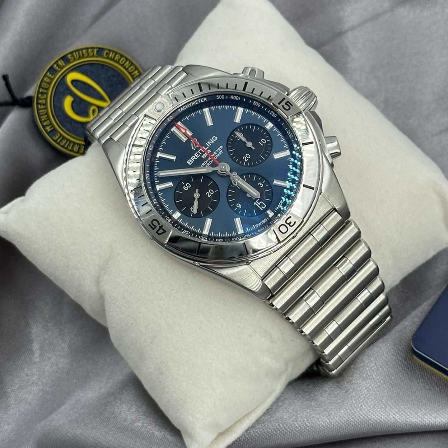 Breitling Chronomat AB0134101C1A1 (2025) - Blue dial 42 mm Steel case (4/10)