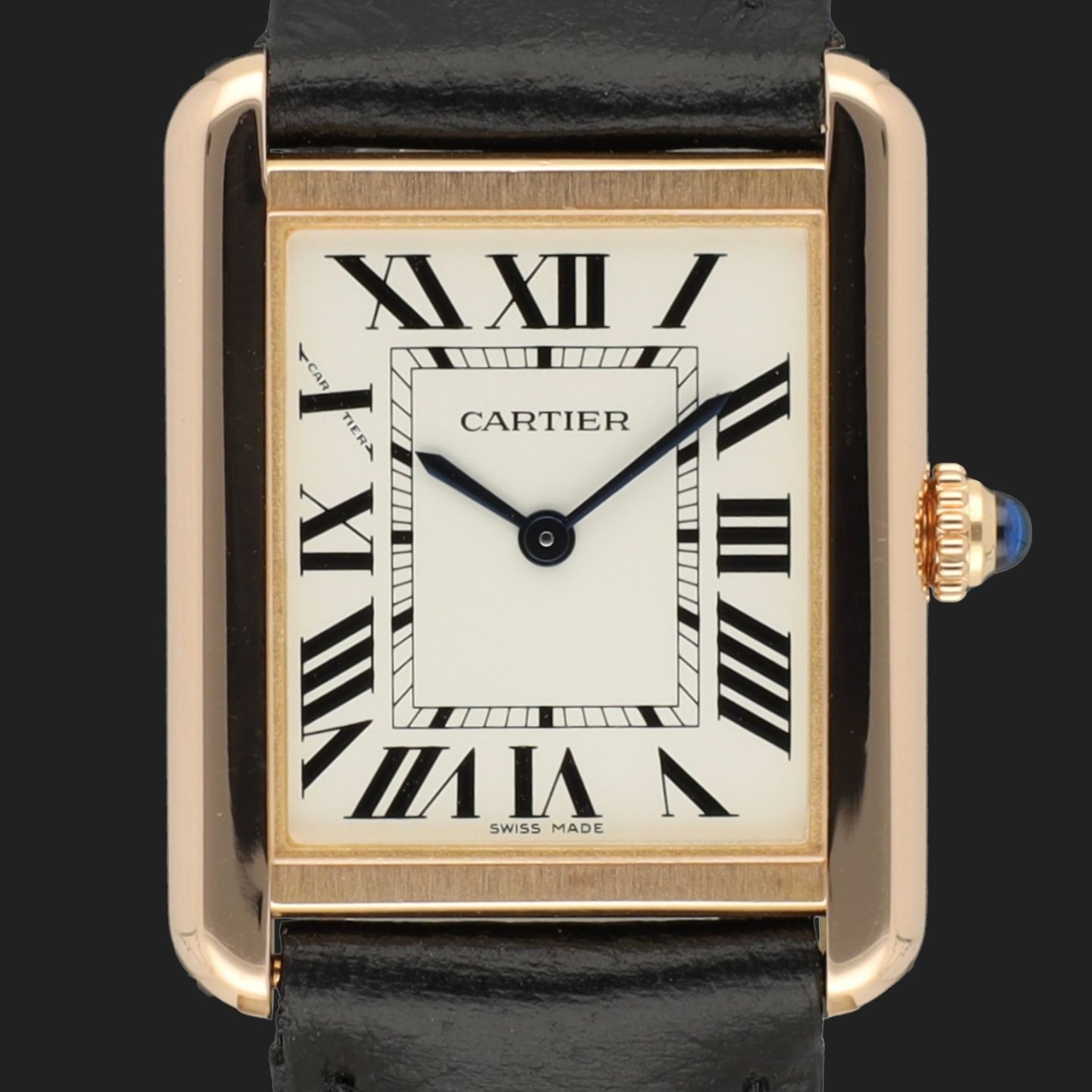 Cartier Tank Solo W5200024 (2020) - Silver dial 31 mm Rose Gold case (3/8)