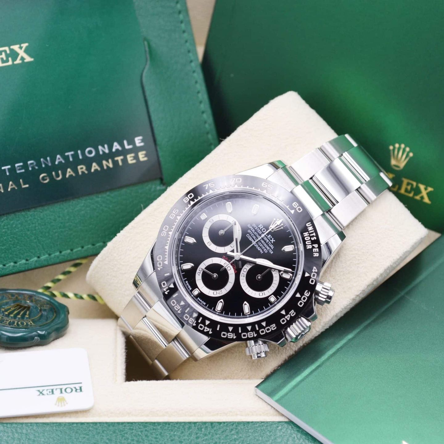 Rolex Daytona 116500LN (2023) - Zwart wijzerplaat 40mm Staal (7/7)