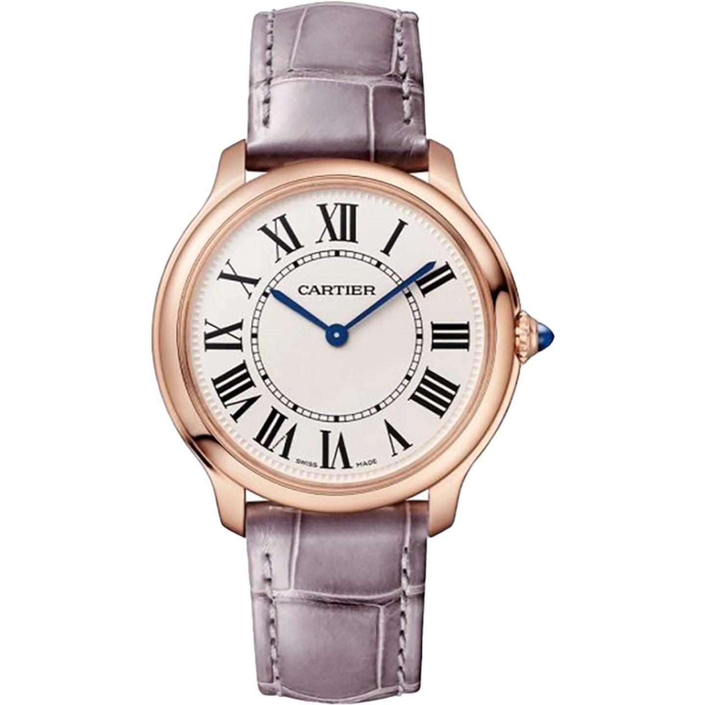 Cartier Ronde Louis Cartier WGRN0017 (2025) - Wit wijzerplaat 36mm Roségoud (1/1)