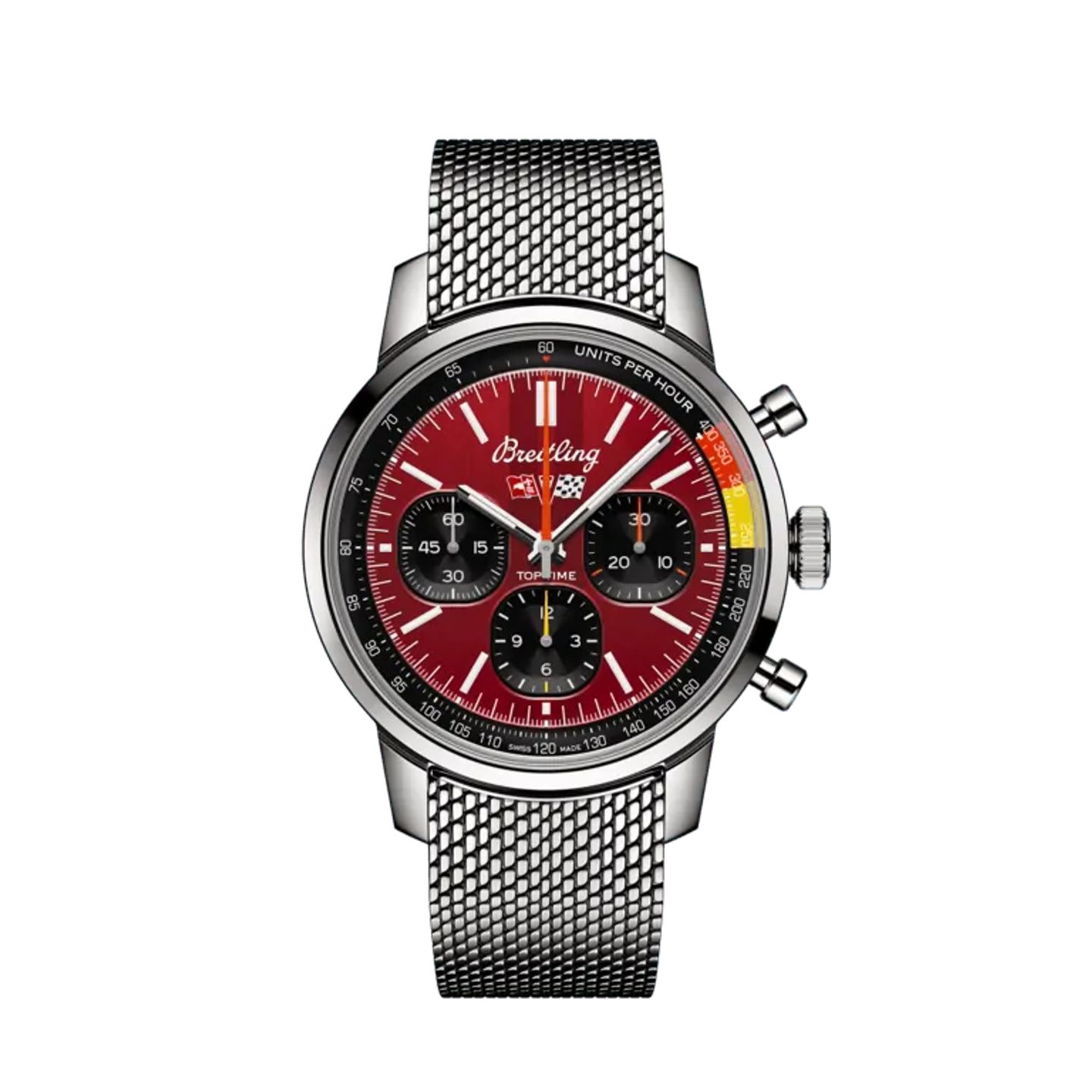 Breitling Top Time AB01761A1K1A1 (2024) - Rood wijzerplaat 41mm Staal (1/1)