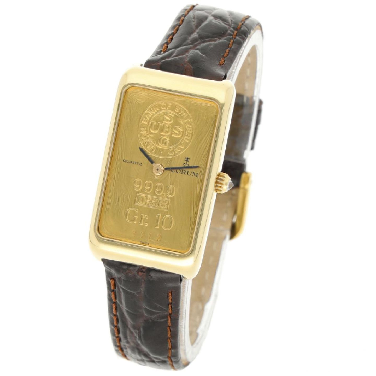 Corum Unknown 42400 (1990) - Goud wijzerplaat 20mm Geelgoud (2/7)