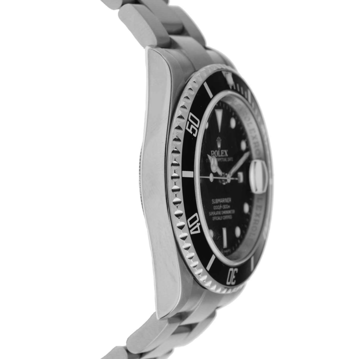 Rolex Submariner Date 16610 (2007) - Black dial 40 mm Steel case (5/8)