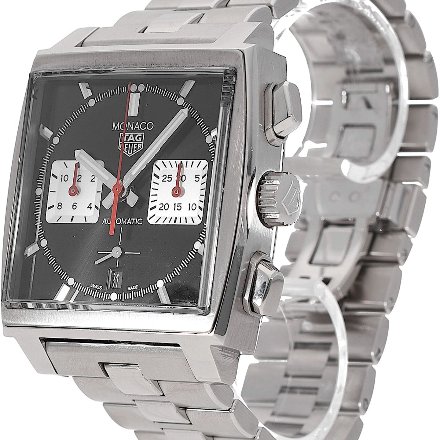 TAG Heuer Monaco CBL2113.BA0644 (2021) - Black dial 39 mm Steel case (3/5)