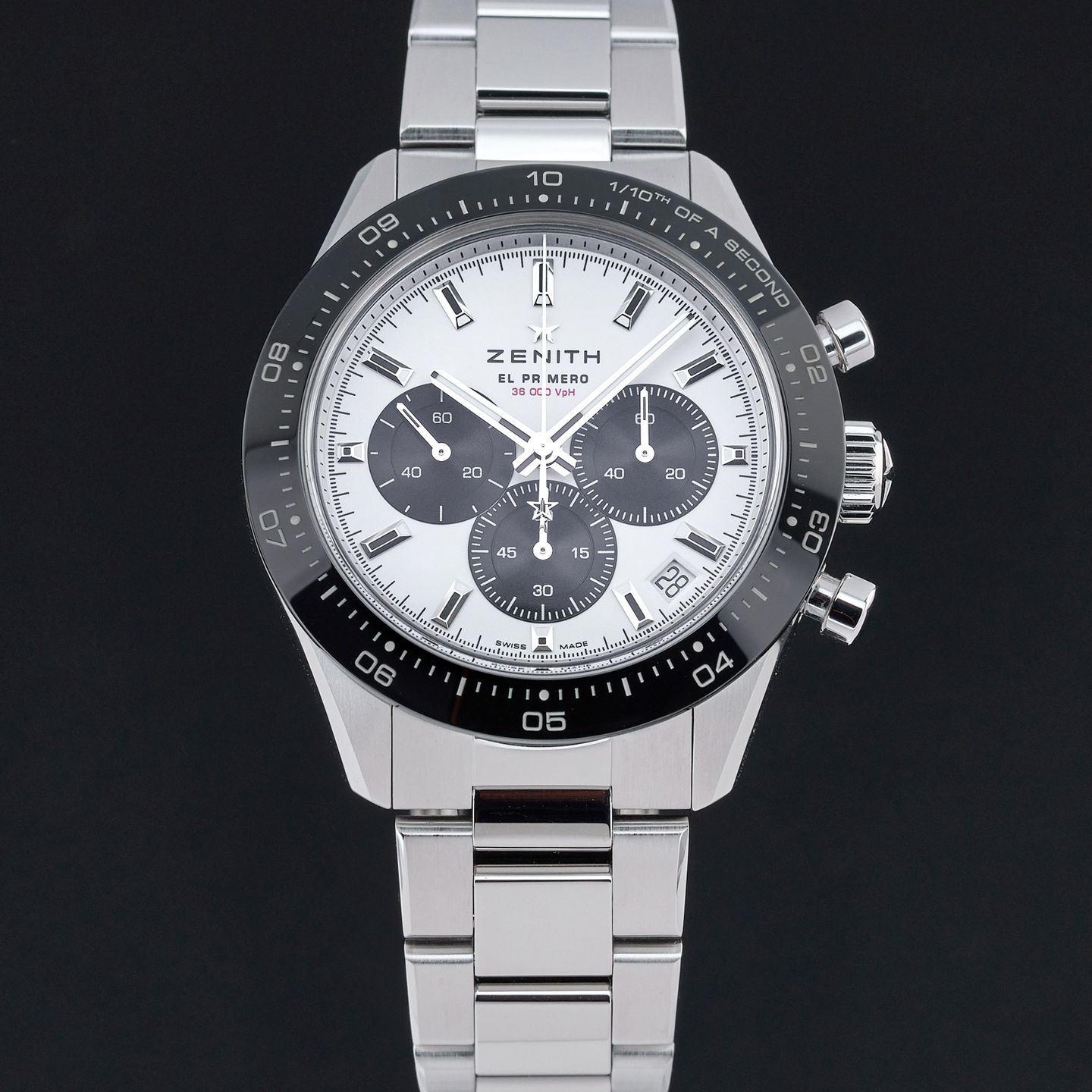 Zenith Chronomaster Sport 03.3102.3600/02.M3100 (2021) - White dial 41 mm Steel case (3/6)