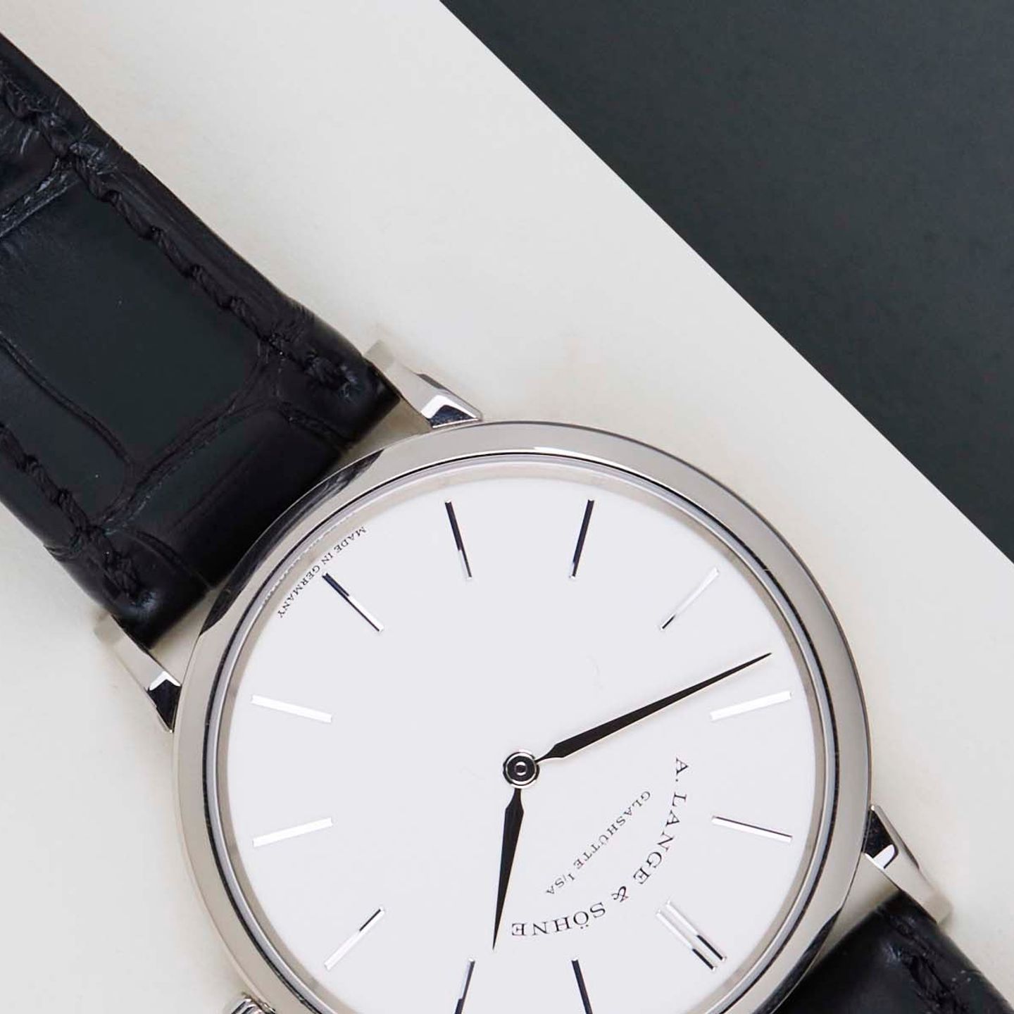 A. Lange & Söhne Saxonia 201.027 (2021) - Silver dial 37 mm White Gold case (4/8)