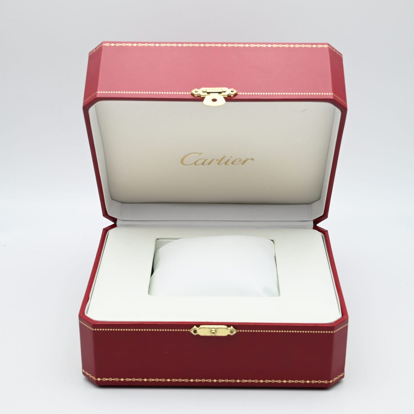Cartier Santos 2966 (Unknown (random serial)) - White dial 30 mm Gold/Steel case (2/7)