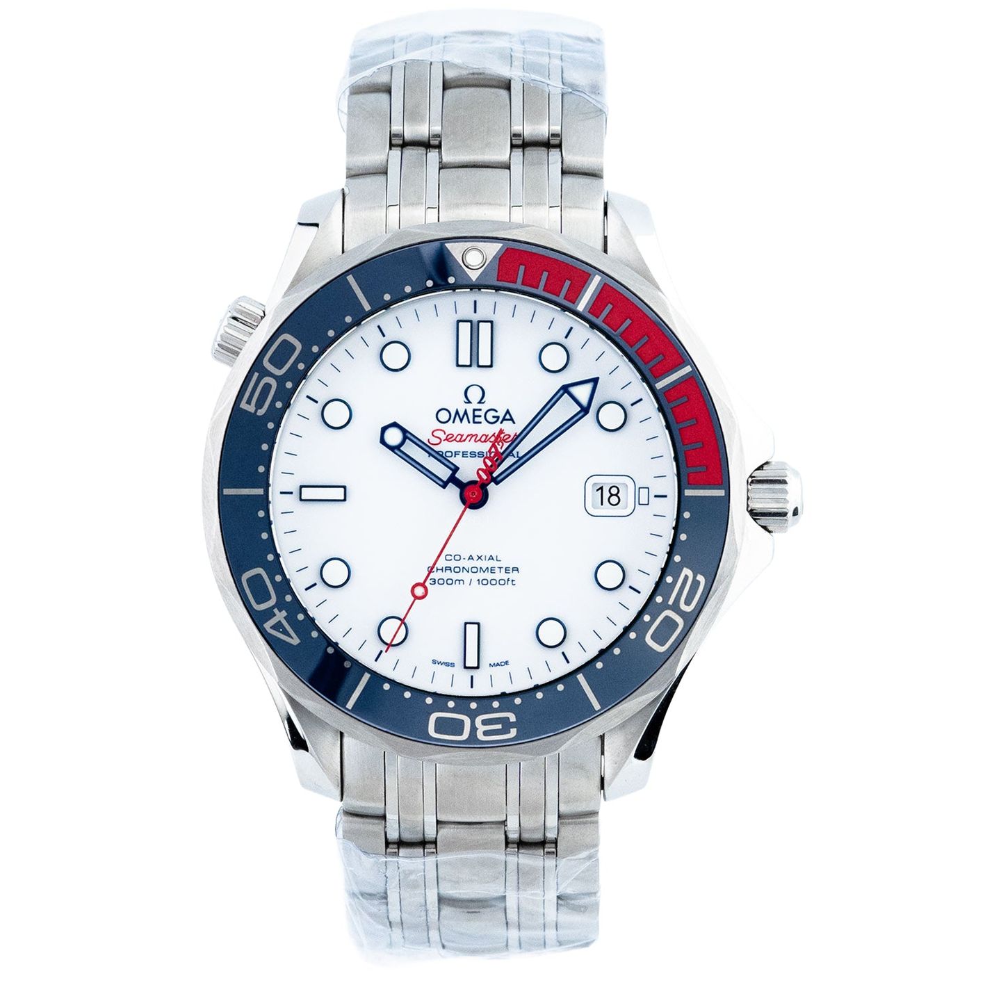 Omega Seamaster Diver 300 M 212.32.41.20.04.001 (2018) - White dial 41 mm Steel case (1/6)