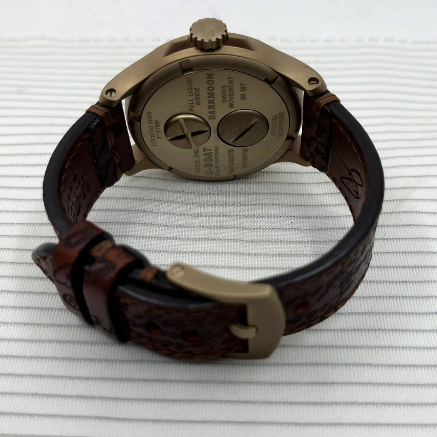 U-Boat Unknown 8467/B (2025) - Black dial 45 mm Steel case (7/8)