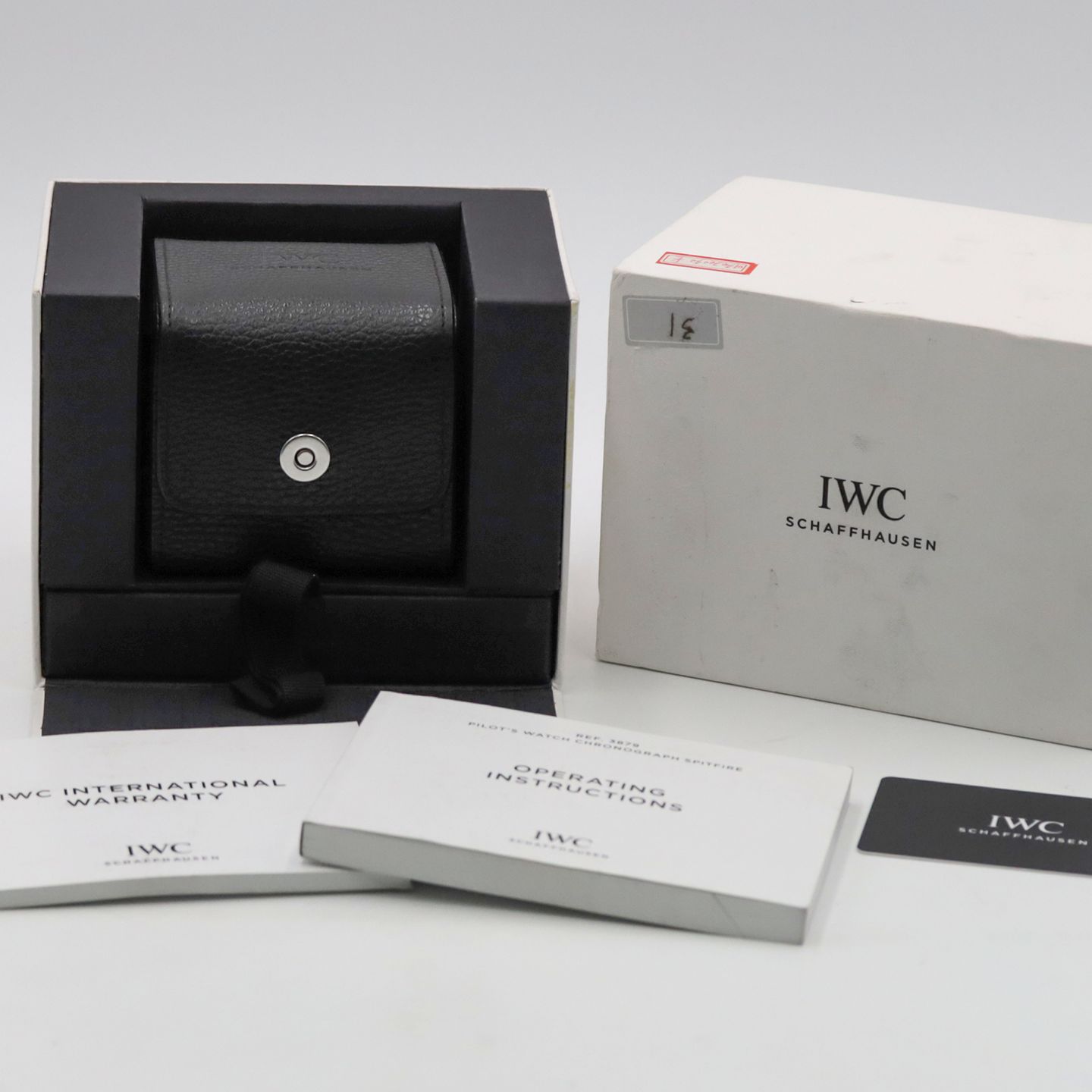 IWC Pilot Spitfire Chronograph IW387902 (Unknown (random serial)) - Green dial 41 mm Bronze case (8/8)