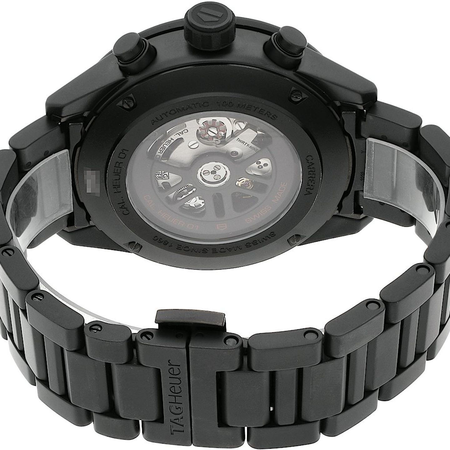 TAG Heuer Carrera Calibre HEUER 01 CAR2A91.BH0742 (2019) - Transparent dial 45 mm Ceramic case (5/5)