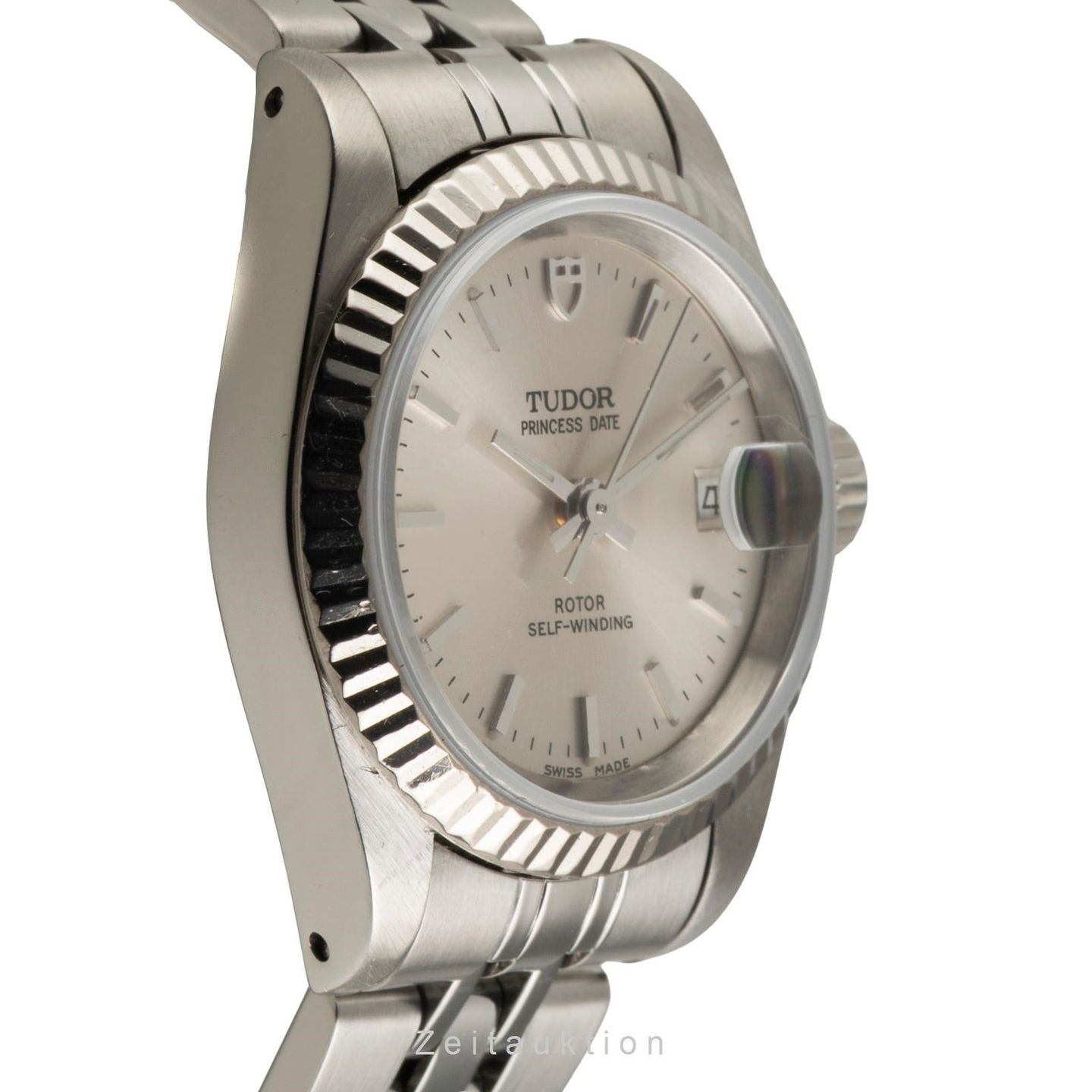 Tudor Prince Date 92414 (Onbekend (willekeurig serienummer)) - Zilver wijzerplaat 25mm Goud/Staal (6/8)