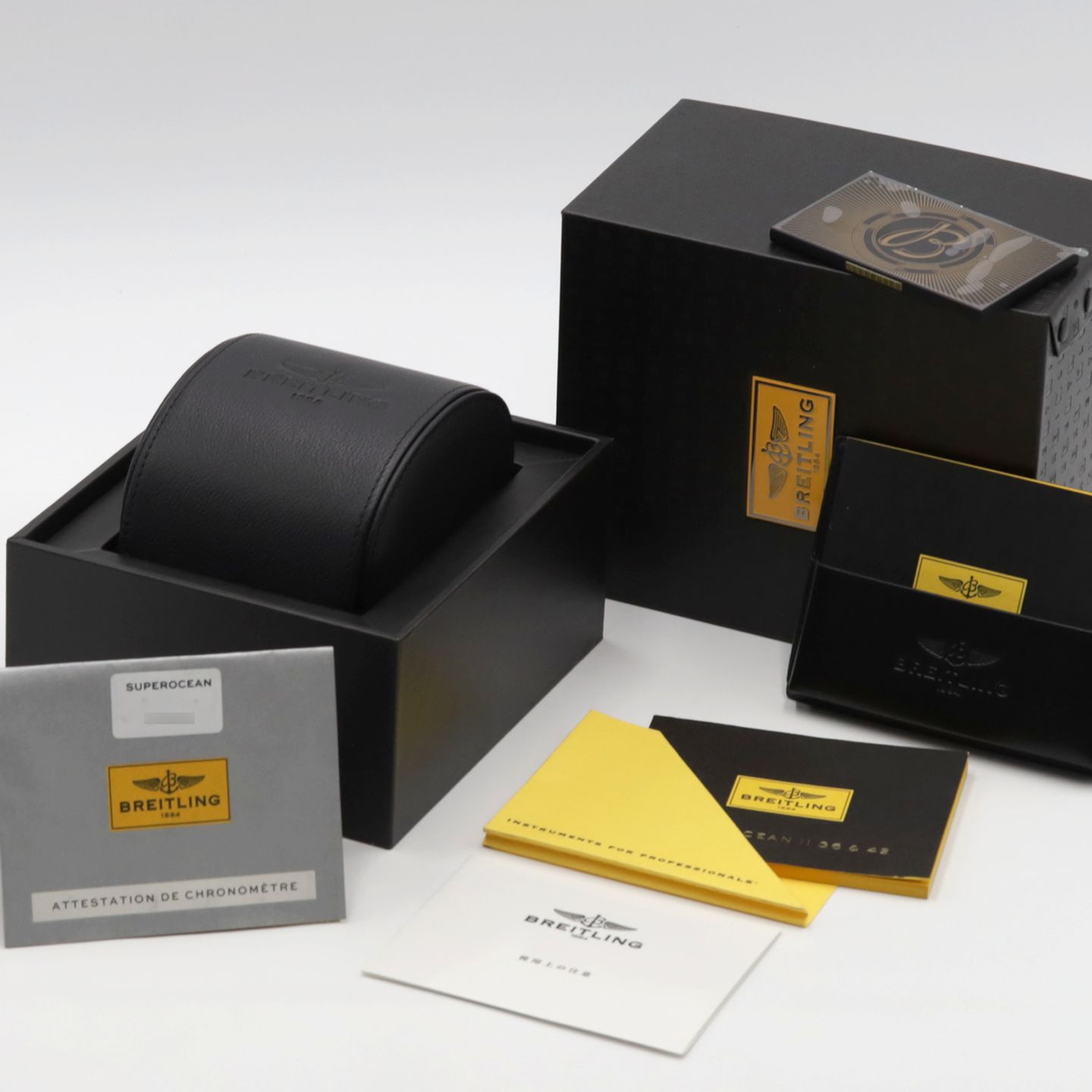 Breitling Superocean II 36 A17312D2/A775 (Onbekend (willekeurig serienummer)) - Wit wijzerplaat 36mm Staal (8/8)