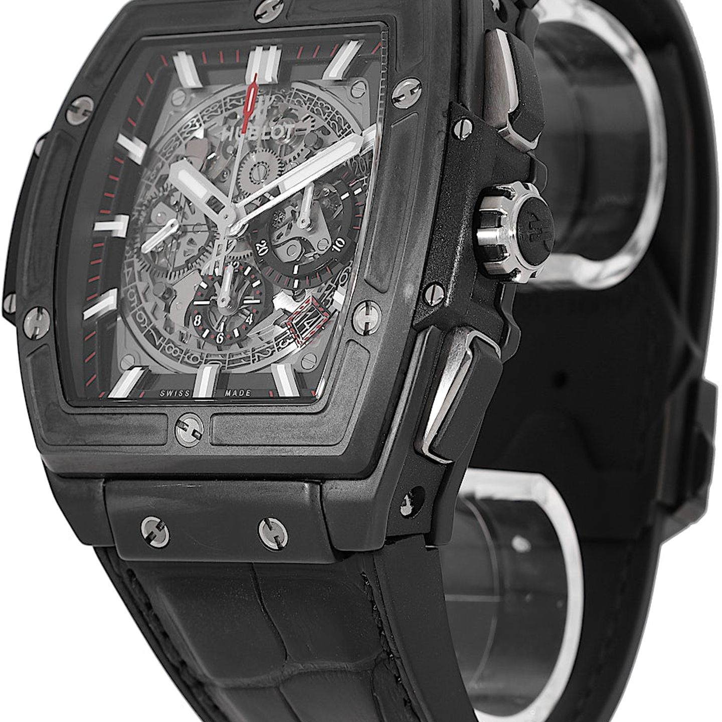 Hublot Spirit of Big Bang 601.CI.0173.RX (2019) - Transparent dial 45 mm Ceramic case (3/5)