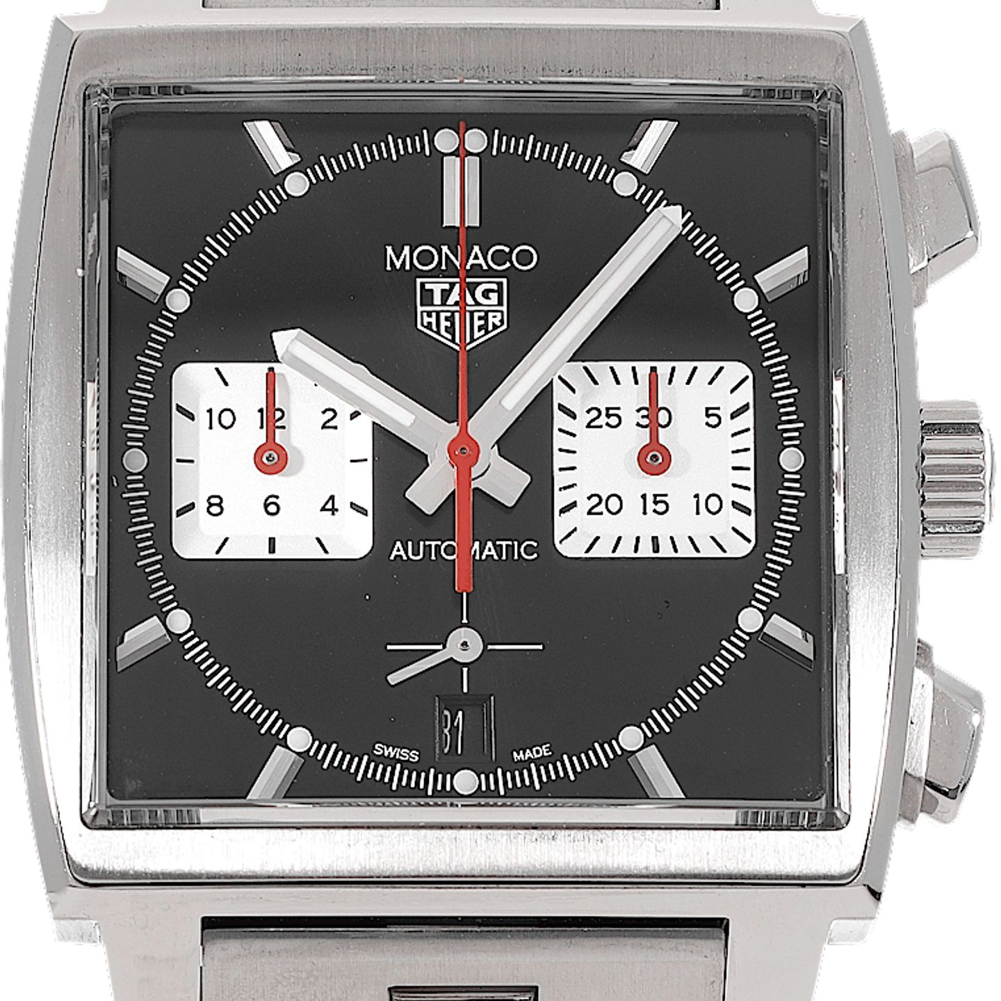 TAG Heuer Monaco CBL2113.BA0644 (2021) - Black dial 39 mm Steel case (2/5)