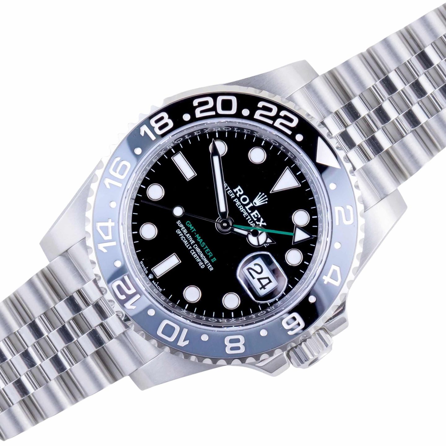 Rolex GMT-Master II 126710GRNR (2026) - Black dial 40 mm Steel case (1/8)