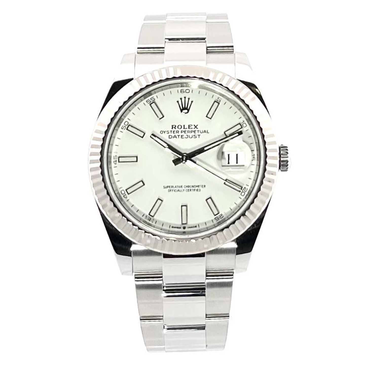 Rolex Datejust 41 126334 (2020) - White dial 41 mm Steel case (2/8)