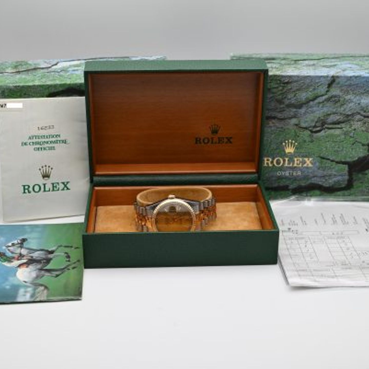 Rolex Datejust 36 16233 (1997) - Champagne dial 36 mm Gold/Steel case (2/8)