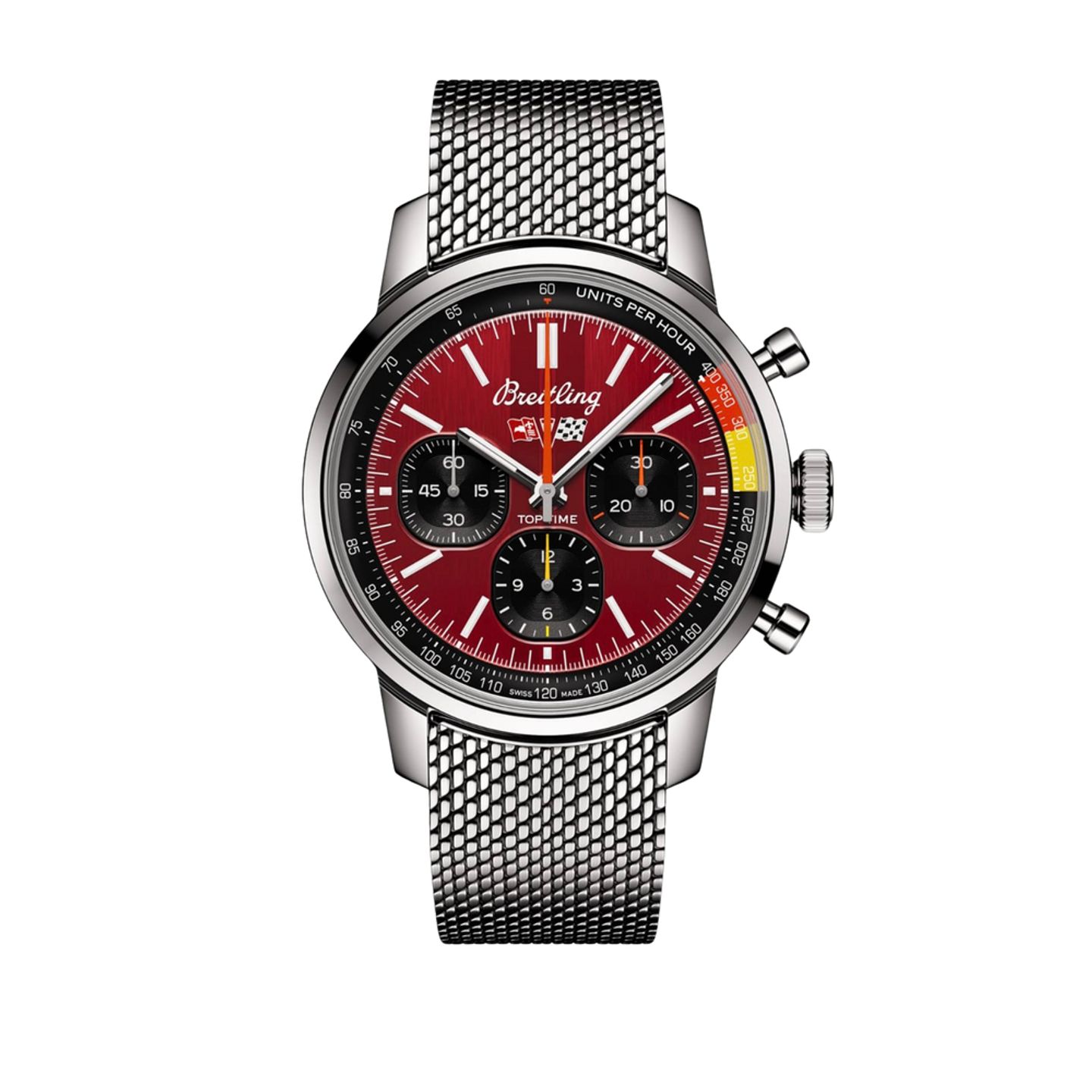 Breitling Top Time AB01761A1K1A1 (2024) - Red dial 41 mm Steel case (1/1)