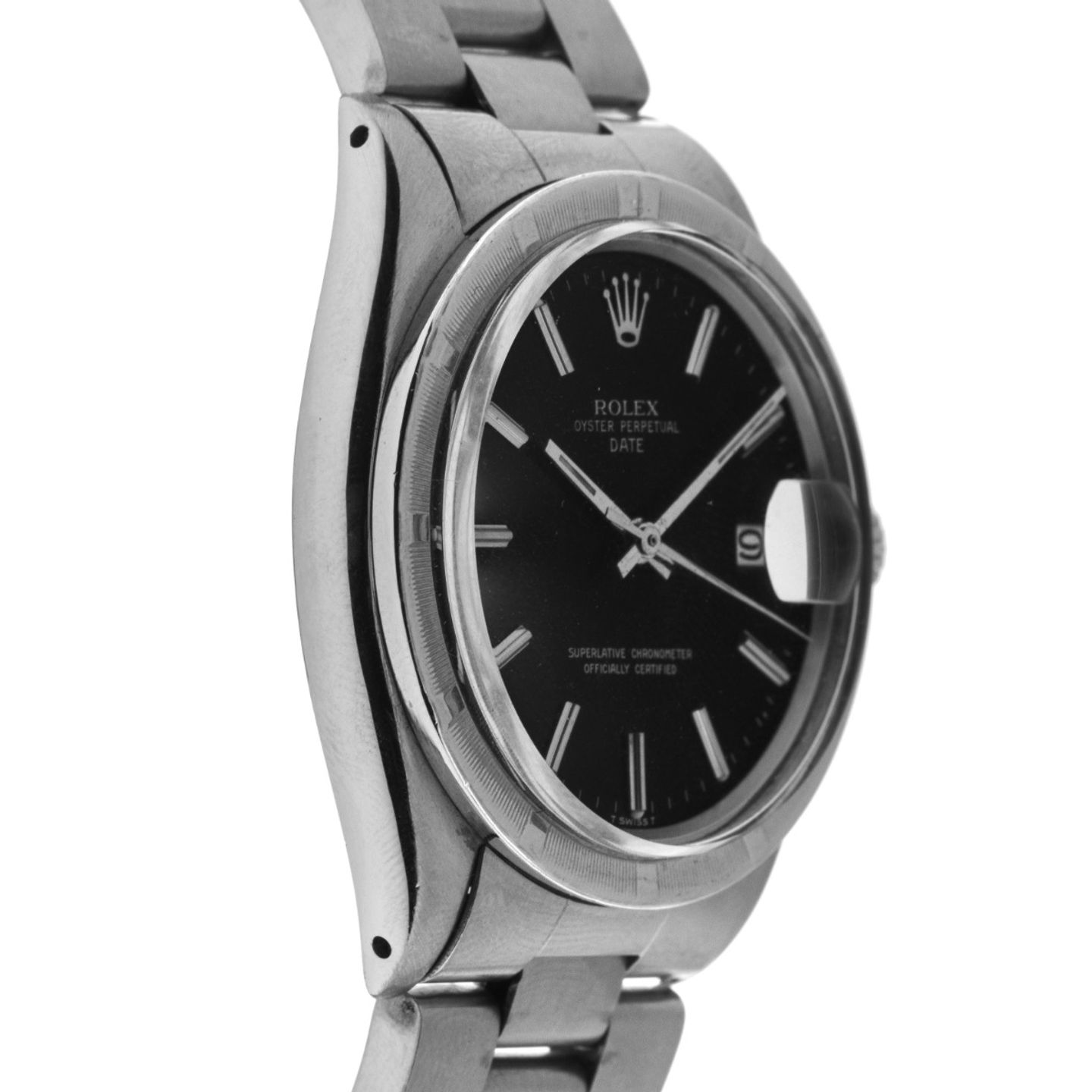 Rolex Oyster Perpetual Date 1501 (1970) - Black dial 34 mm Steel case (5/8)