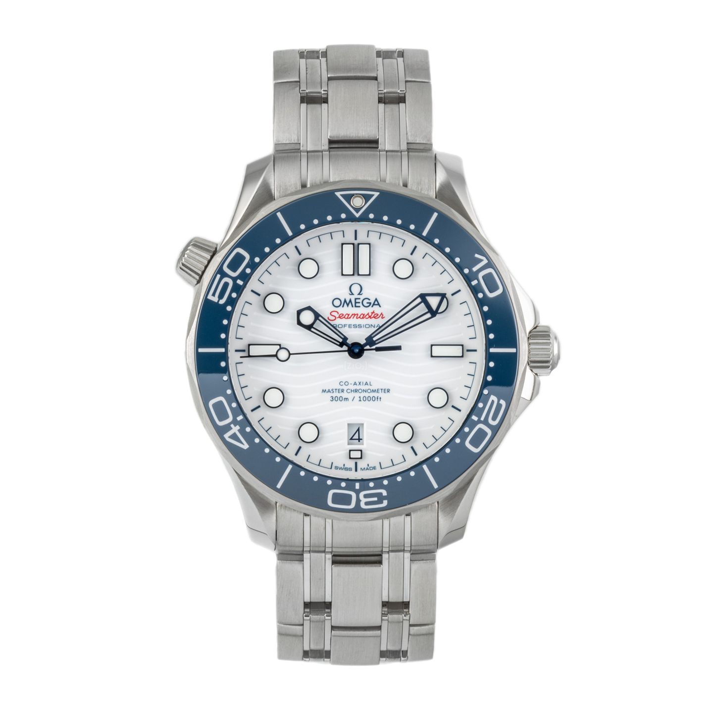 Omega Seamaster 522.30.42.20.04.001 (2022) - White dial 42 mm Steel case (1/8)