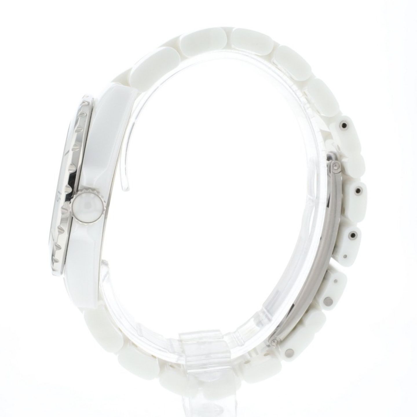 Chanel J12 H0970 (2003) - White dial 38 mm Ceramic case (3/6)