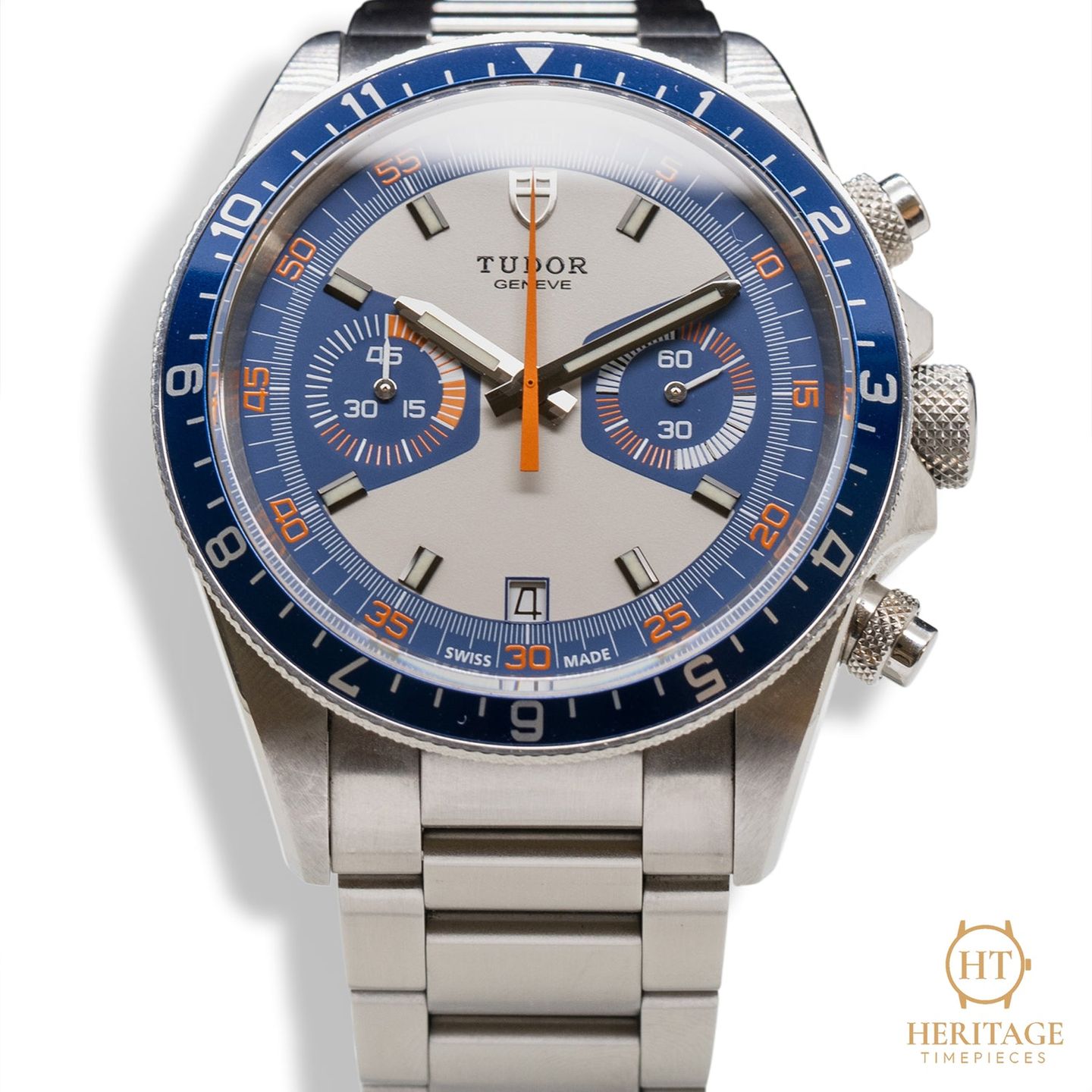 Tudor Heritage Chrono Blue 70330B - (3/8)