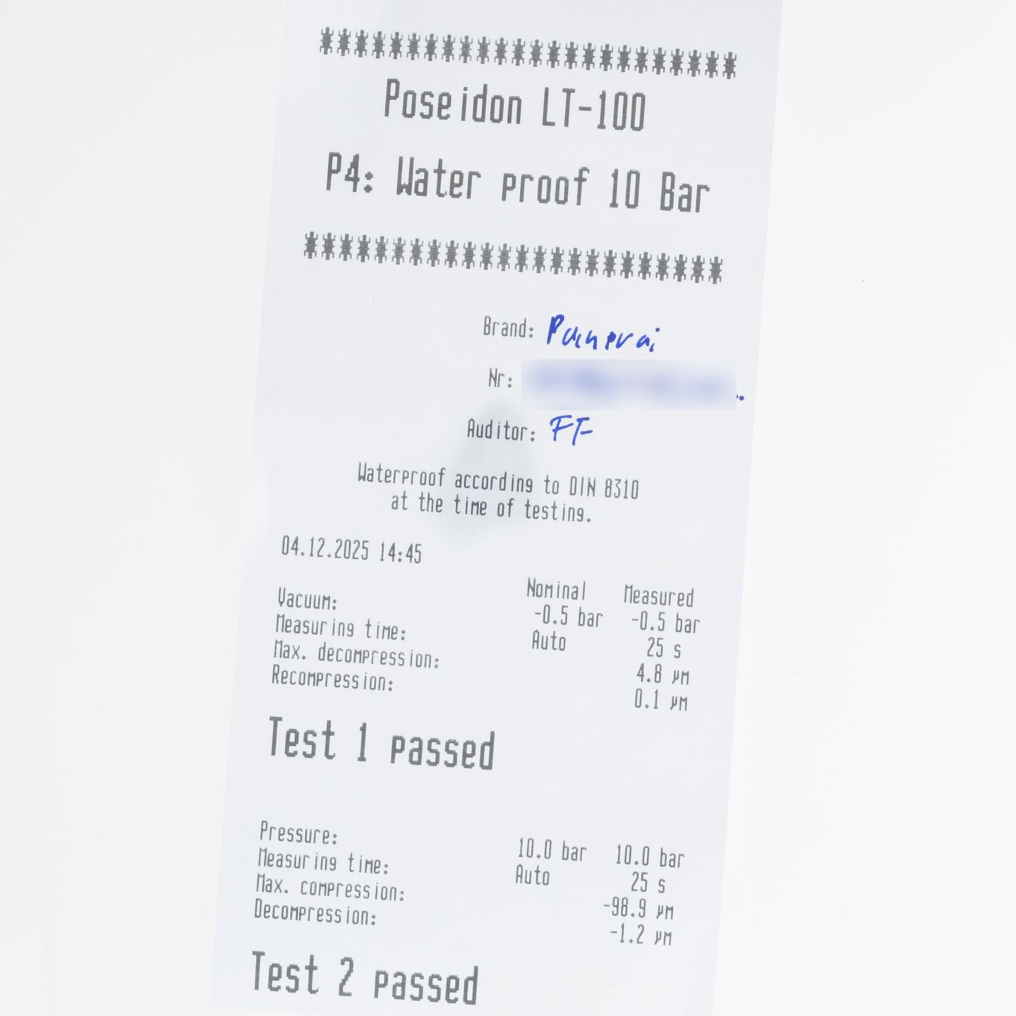 Panerai Luminor 1950 PAM01372 (Unknown (random serial)) - Black dial 40 mm Steel case (5/8)