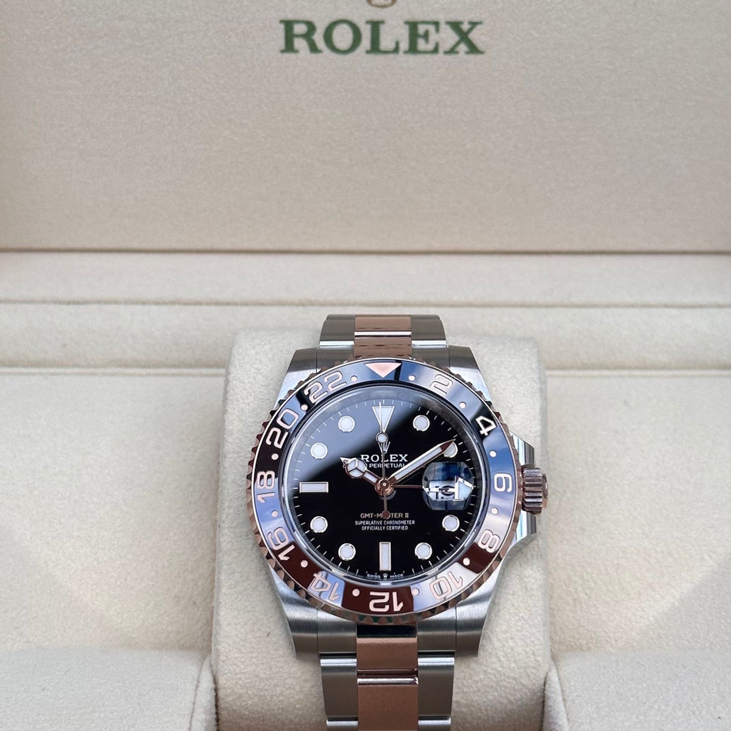 Rolex GMT-Master II 126711CHNR (2025) - Zwart wijzerplaat 40mm Goud/Staal (4/7)