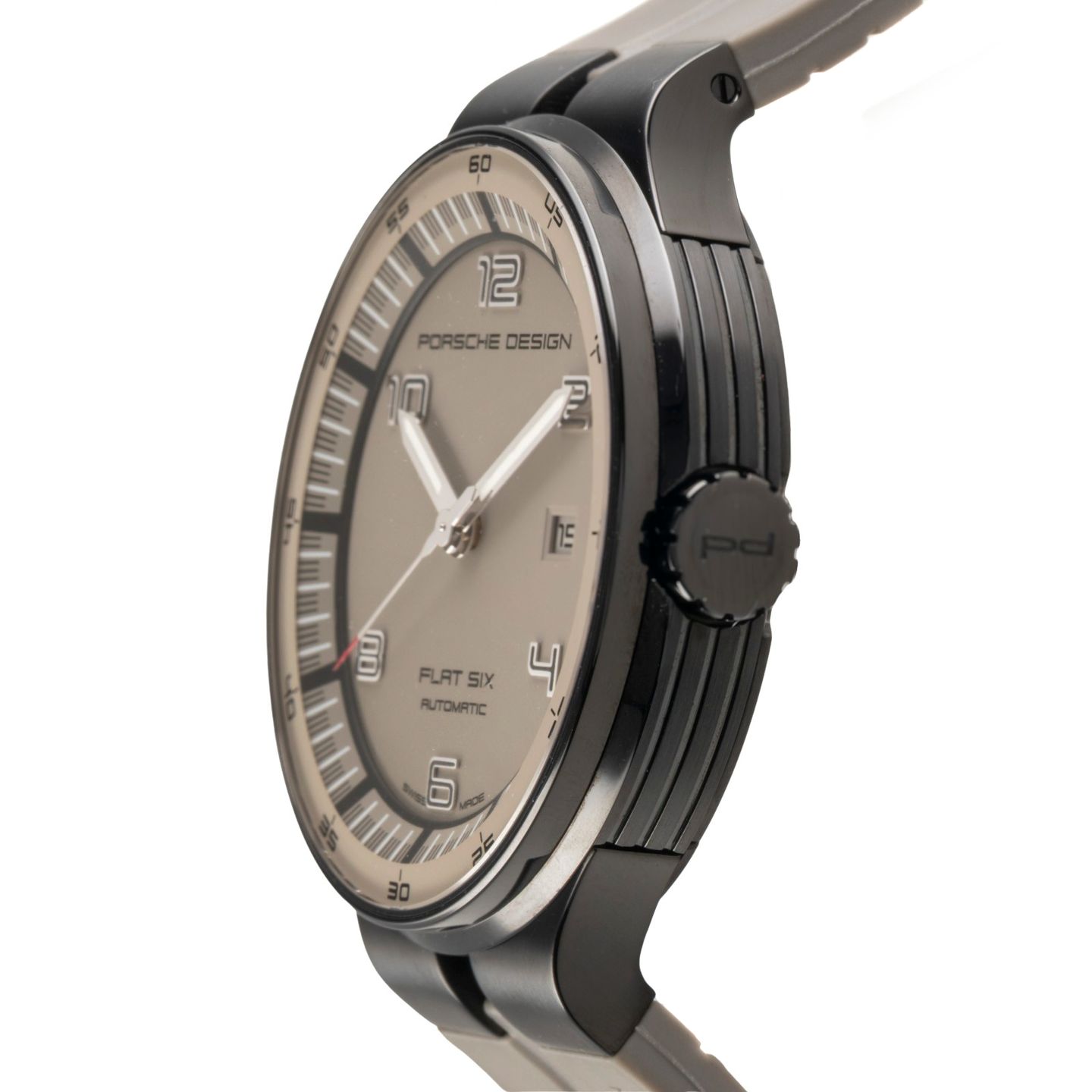 Porsche Design Flat Six P6350.43.94.1255 (Unknown (random serial)) - Grey dial 44 mm Steel case (6/8)