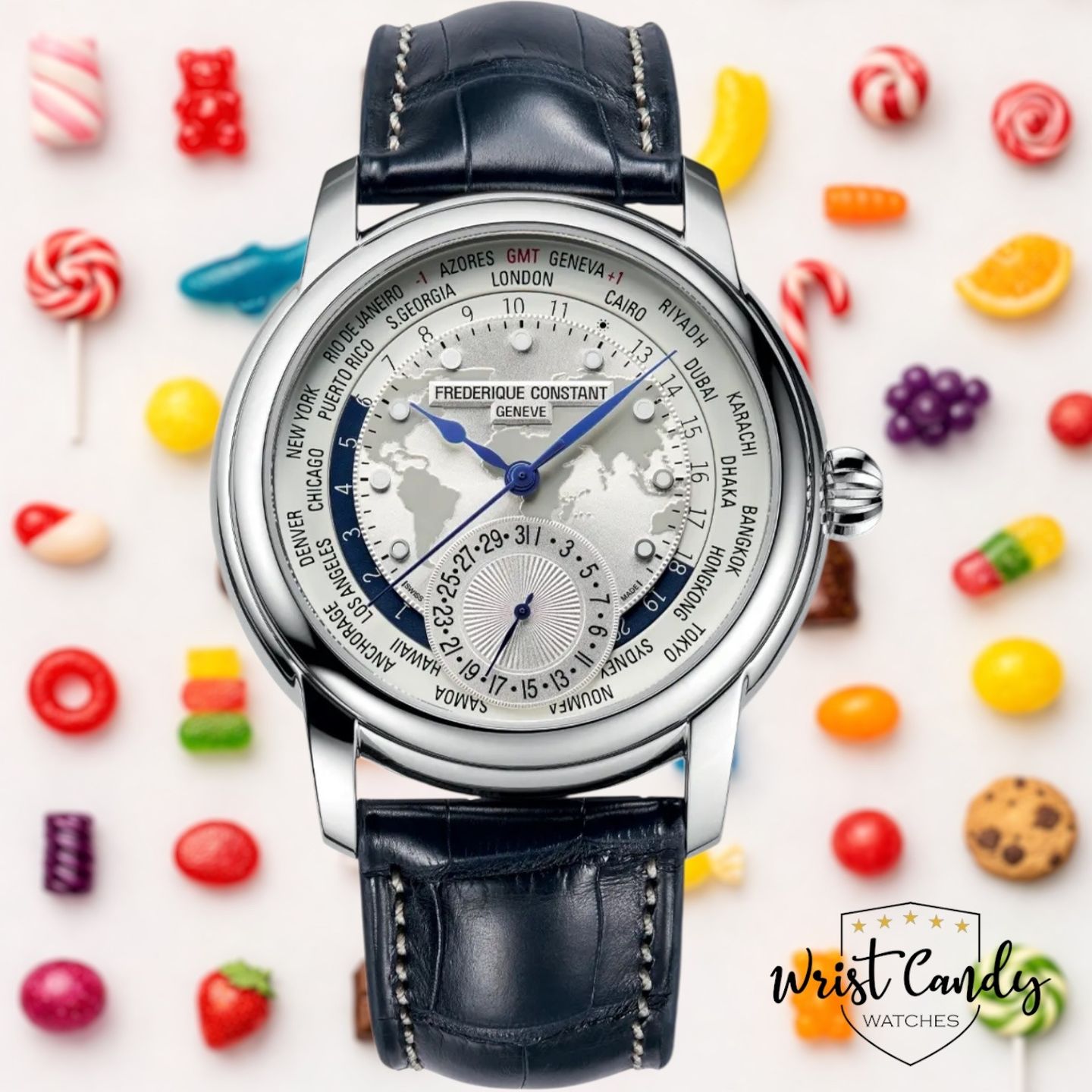 Frederique Constant Manufacture Worldtimer FC-718WM4H6 - (1/8)