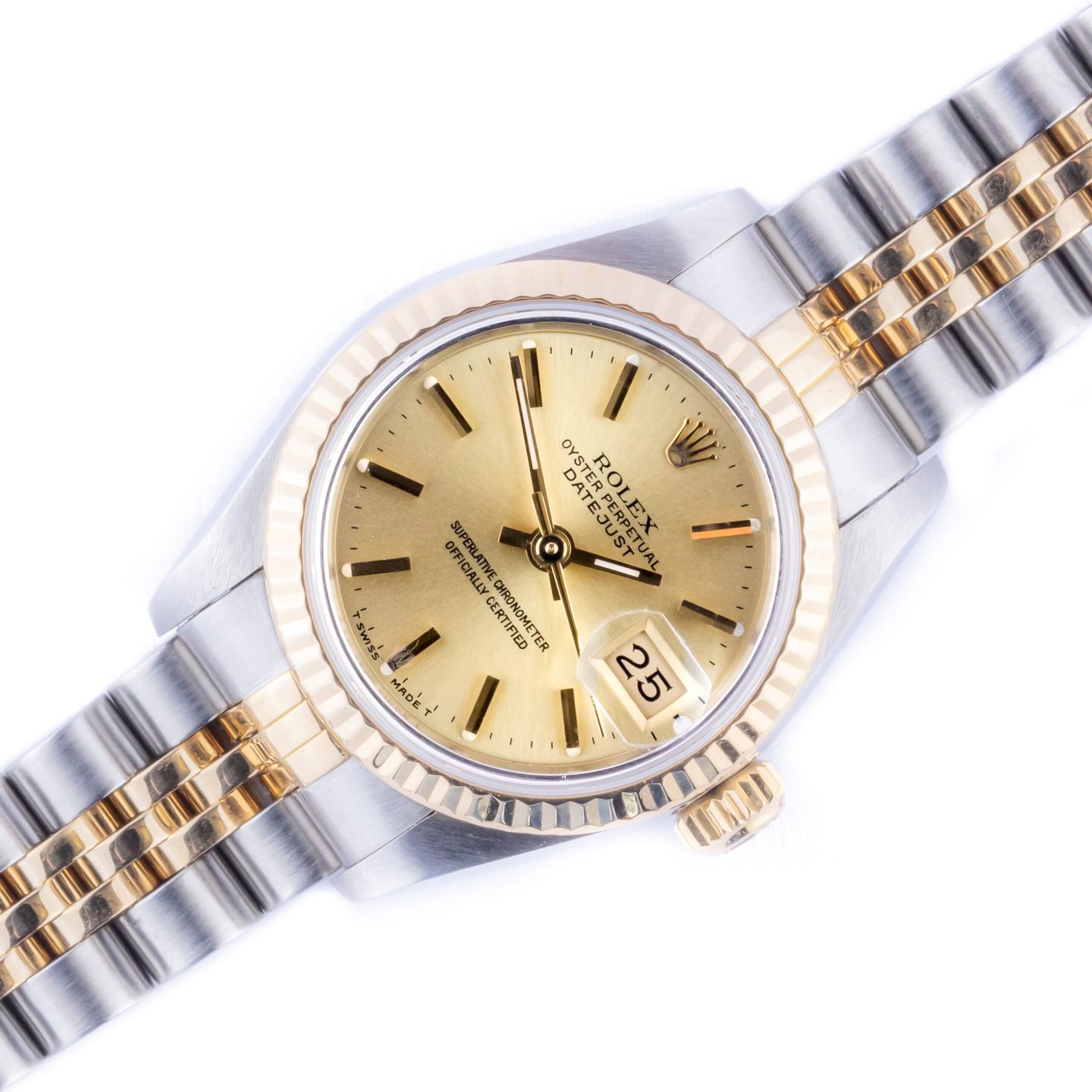 Rolex Lady-Datejust 69173 (1993) - 26mm Goud/Staal (1/7)