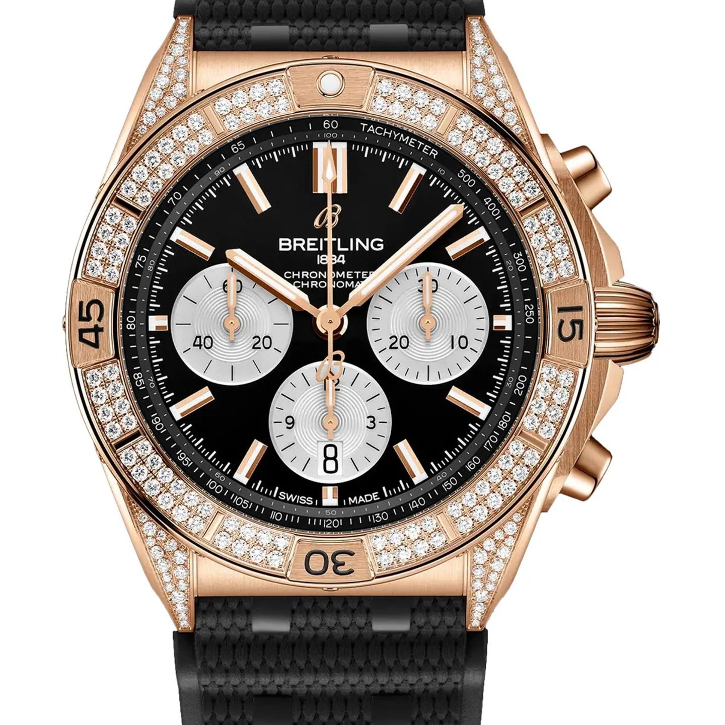 Breitling Chronomat 42 RB0134721B1S2 (2026) - Black dial 42 mm Red Gold case (1/1)