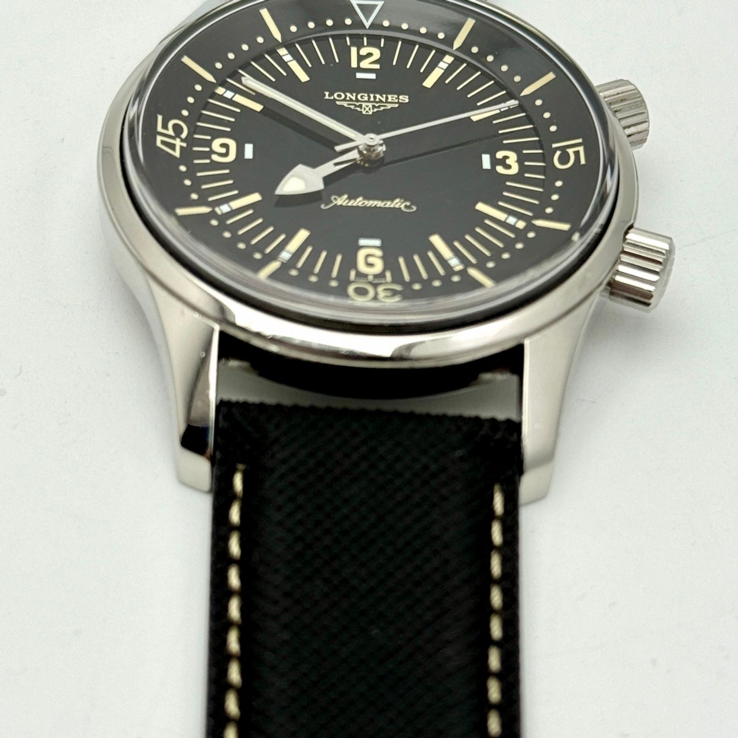 Longines Legend Diver L3.674.4.56.2 (2008) - Black dial 42 mm Steel case (8/8)
