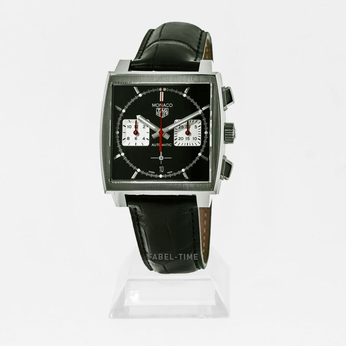 TAG Heuer Monaco CBL2113.FC6177 (2025) - Zwart wijzerplaat 39mm Staal (1/1)