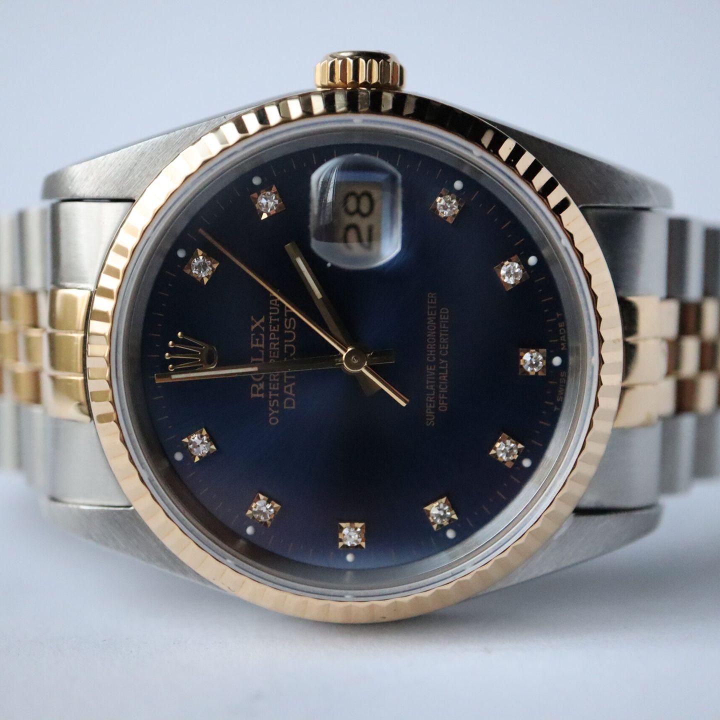 Rolex Datejust 36 16233 (1993) - 36 mm Gold/Steel case (2/8)