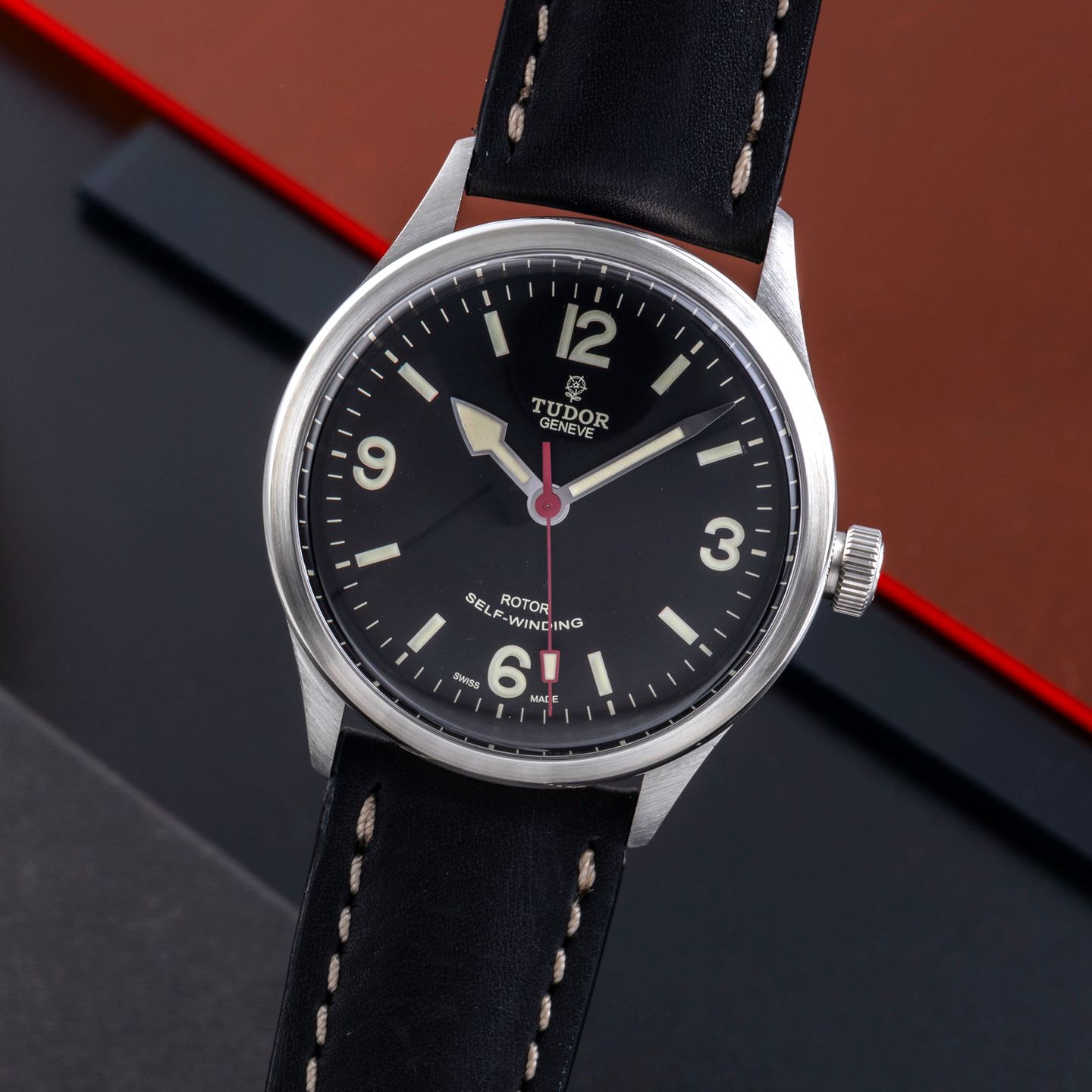 Tudor Heritage Ranger 79910 (2015) - Black dial 41 mm Steel case (3/8)