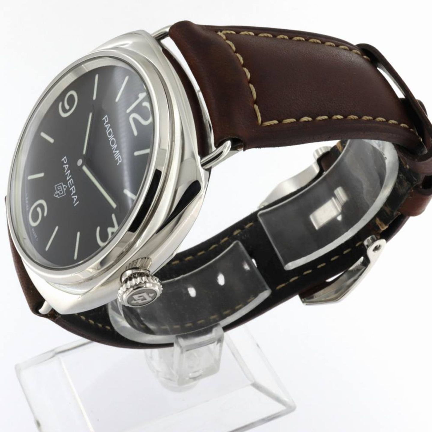 Panerai Radiomir PAM00753 (2024) - Zwart wijzerplaat 45mm Staal (2/6)
