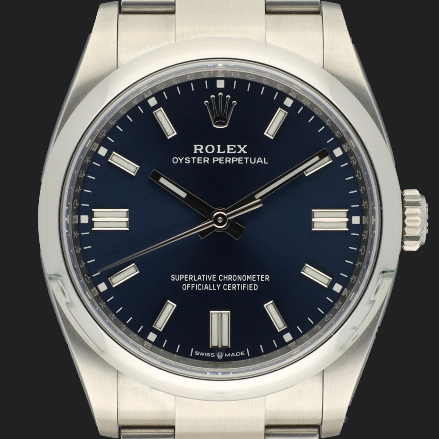 Rolex Oyster Perpetual 126000 (2021) - Turquoise wijzerplaat 36mm Staal (2/8)