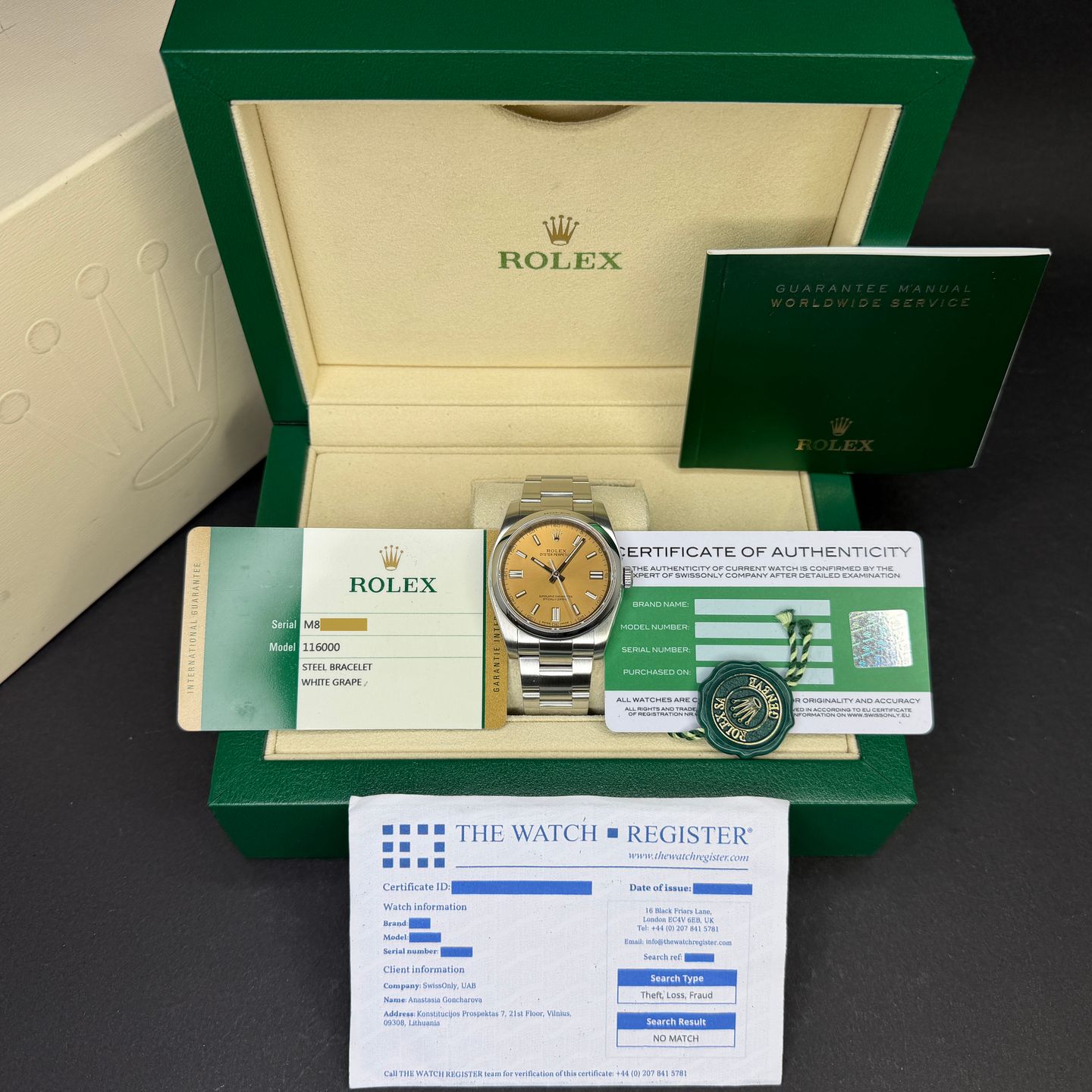 Rolex Oyster Perpetual 36 116000 (2015) - 36 mm Steel case (3/8)