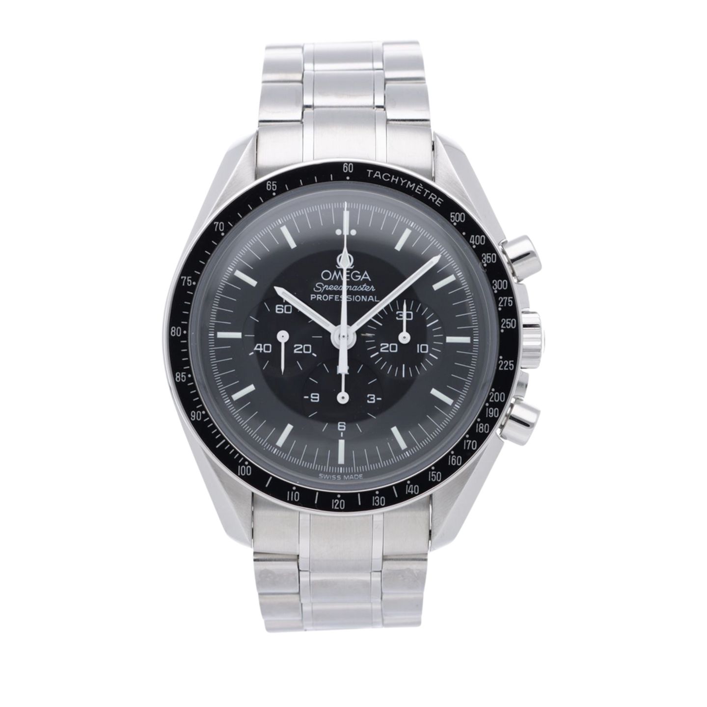 Omega Speedmaster Professional Moonwatch 345.0022 (Unknown (random serial)) - Black dial 42 mm Steel case (1/7)